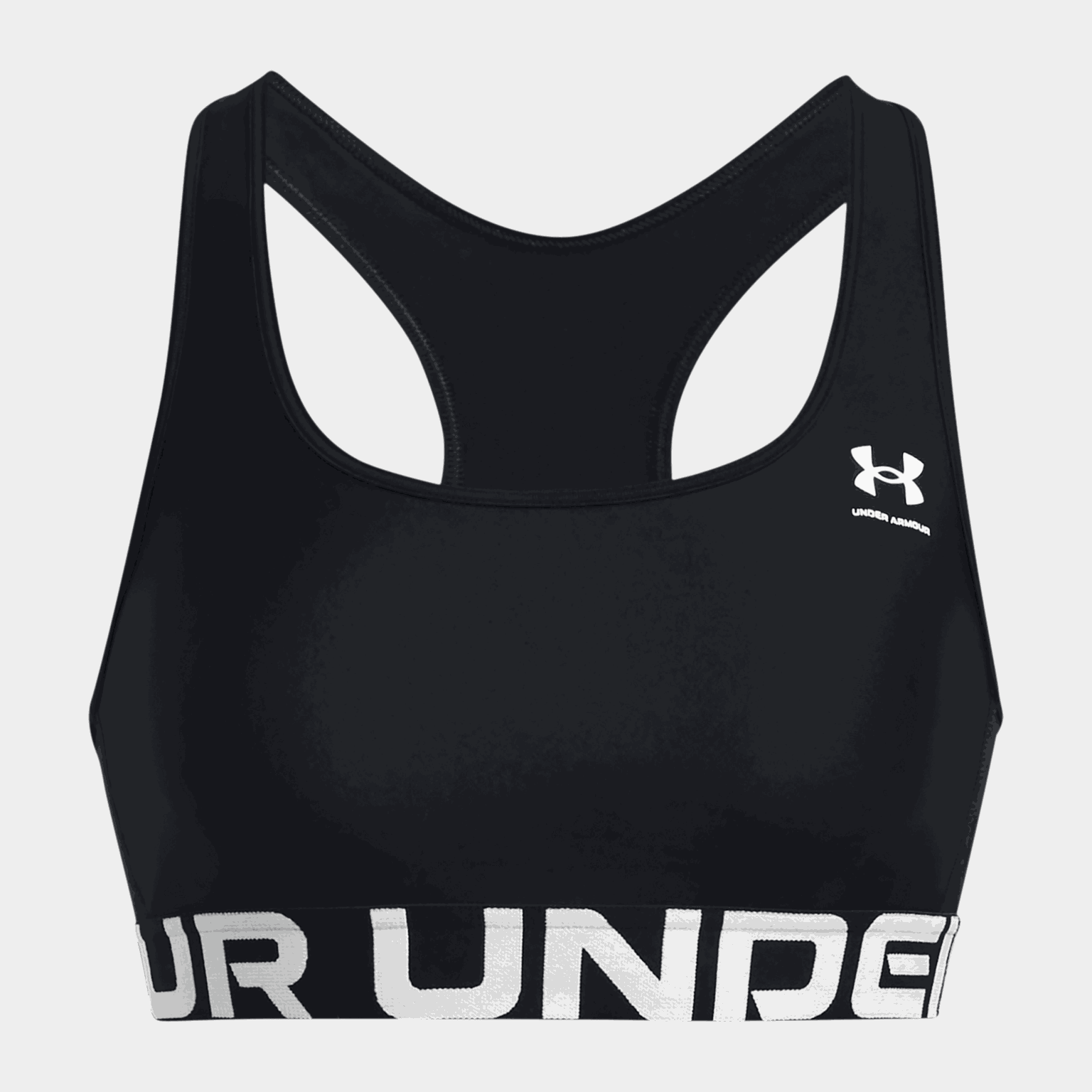 HeatGear® Mid Branded, sports-BH, dame - full image 3