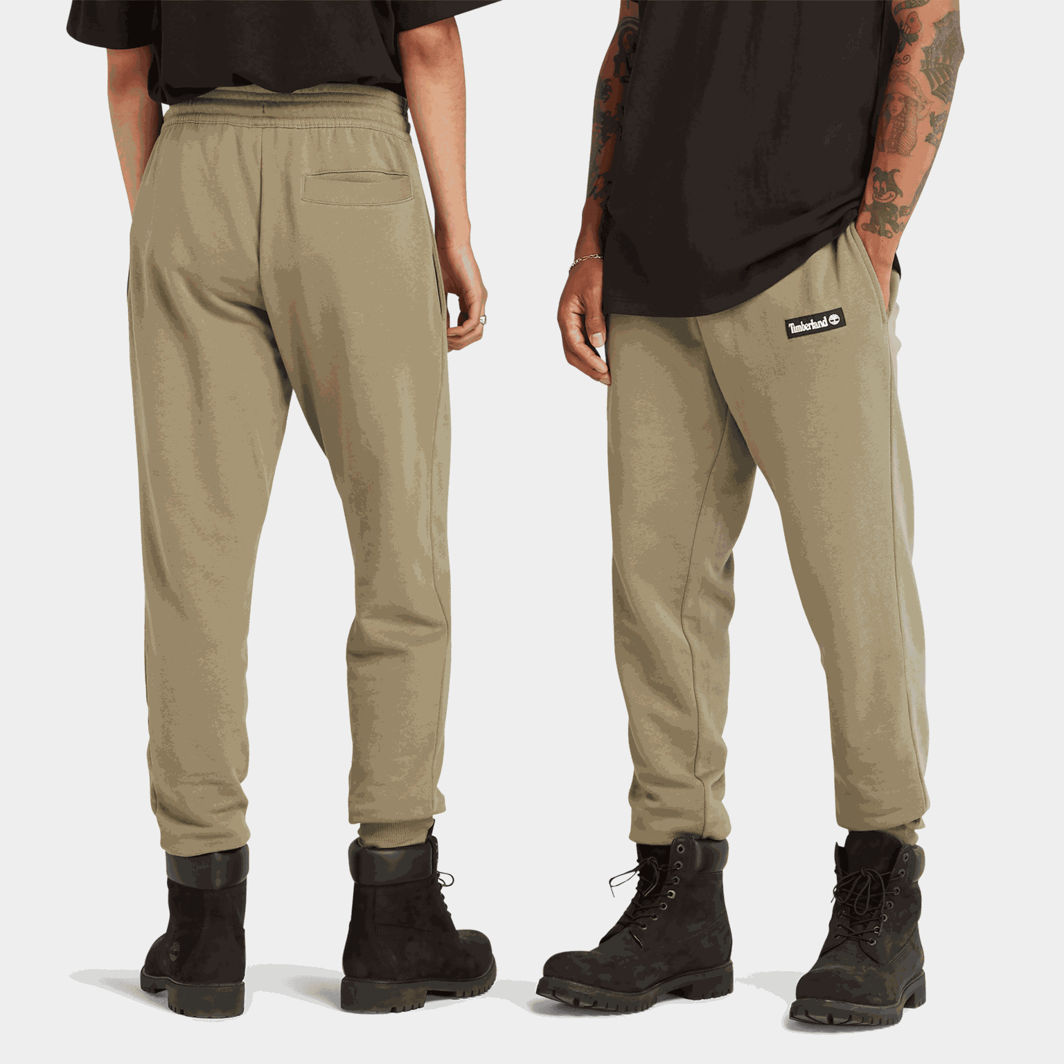 Woven Badge Sweatpants - full image 2