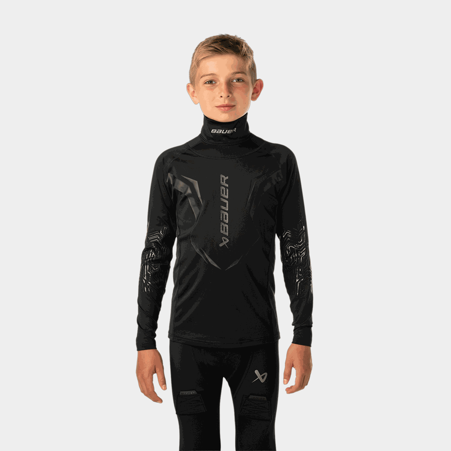 S25 Bauerbodyguard Neckprotectshirt Yth 26/27, beskyttelsesdrakt, barn - full image 2