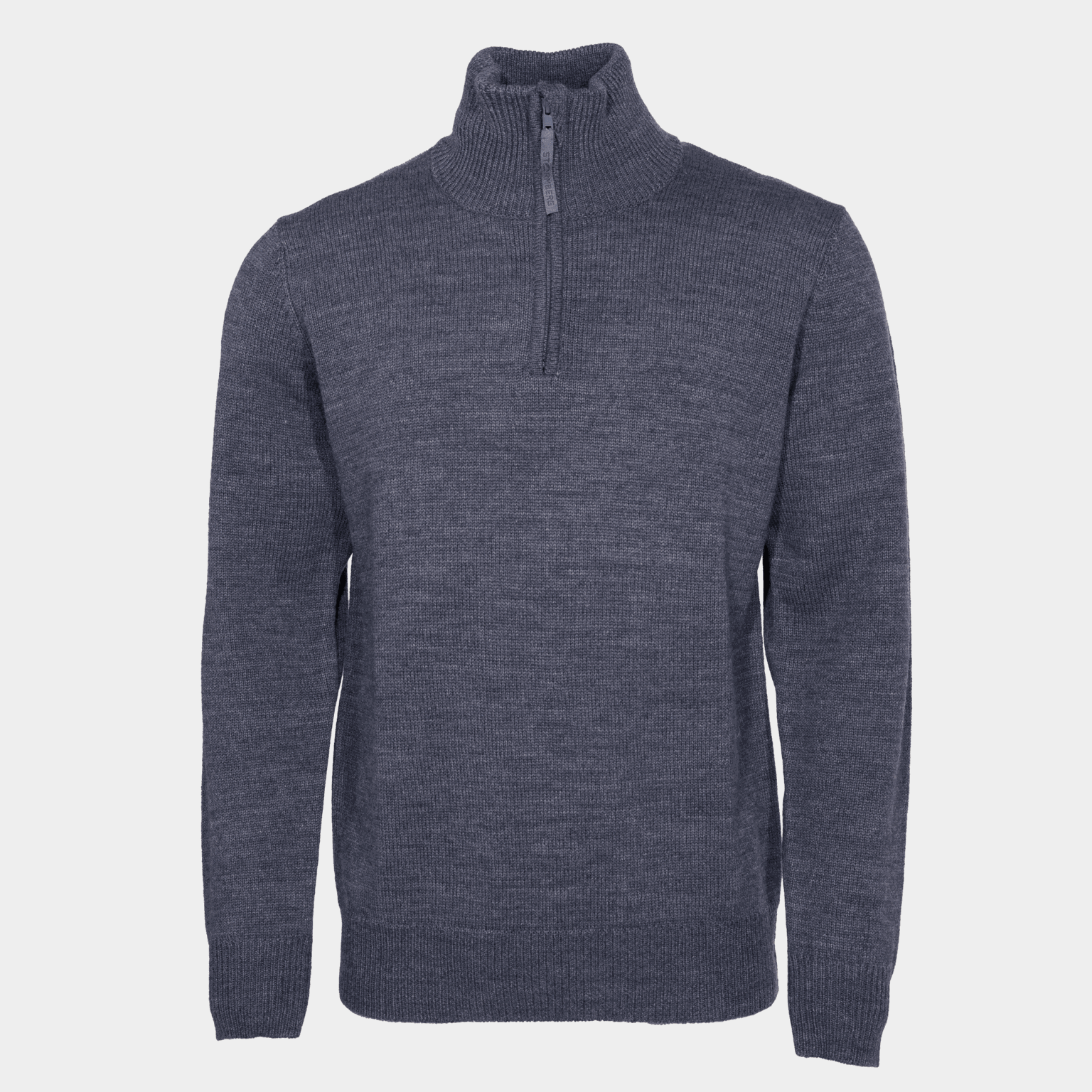 Nordfjord Half Zip Knitted Sweater, ullgenser - full image 1