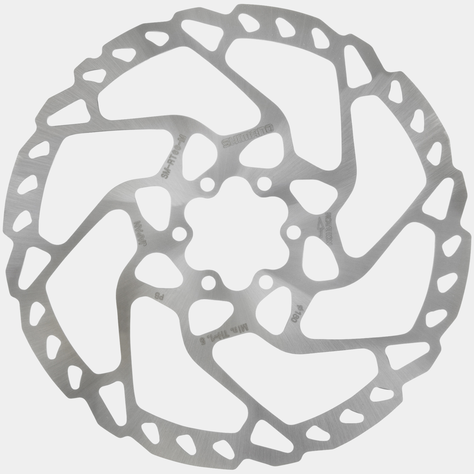 Brake disc 6-bolt 180mm SM-RT66 - full image 1