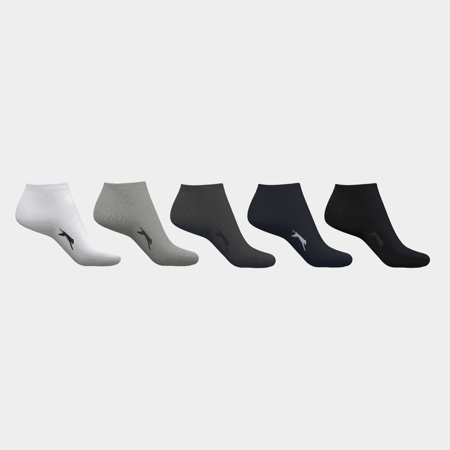 Slaz 5Pk TrainerSock, , sokker, dame - full image 1