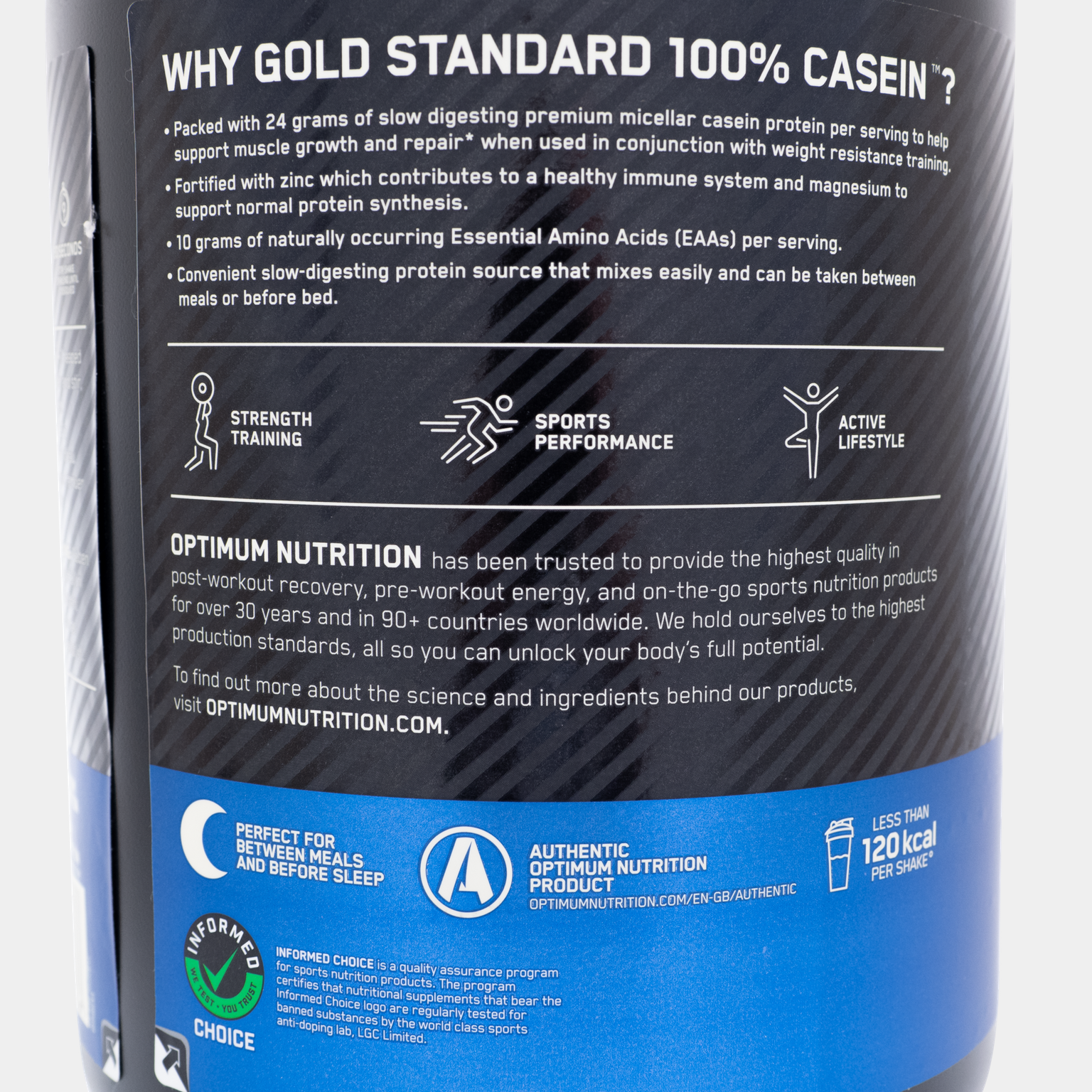 100 % Casein Gold Standard 908 g, proteinpulver - full image 4