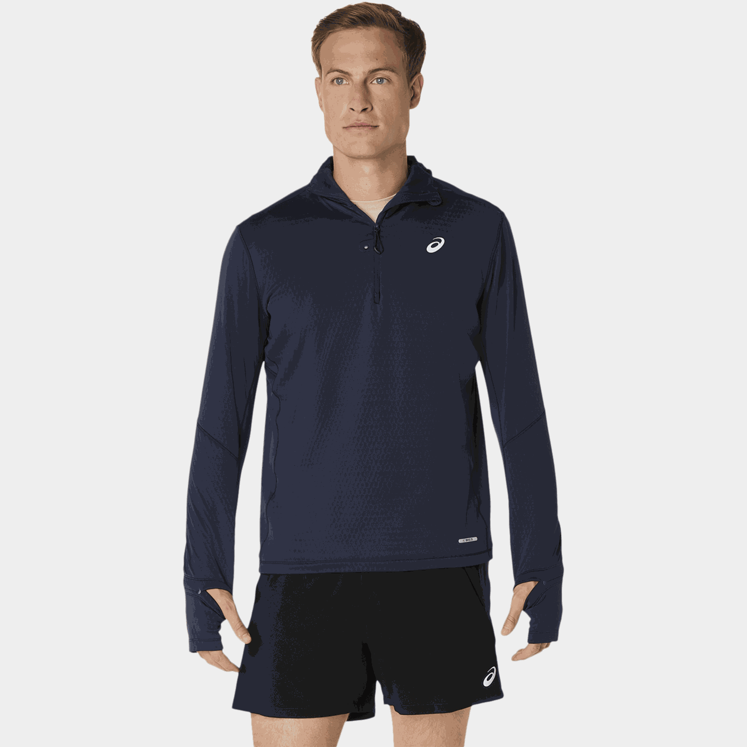 Road Winter Long Sleeve Hoodie, løpegenser, herre - full image 1