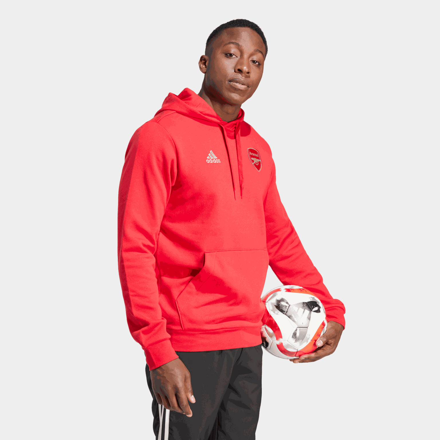 Arsenal FC DNA Hoodie, hettegenser, herre - Premier League - Rød | XXL