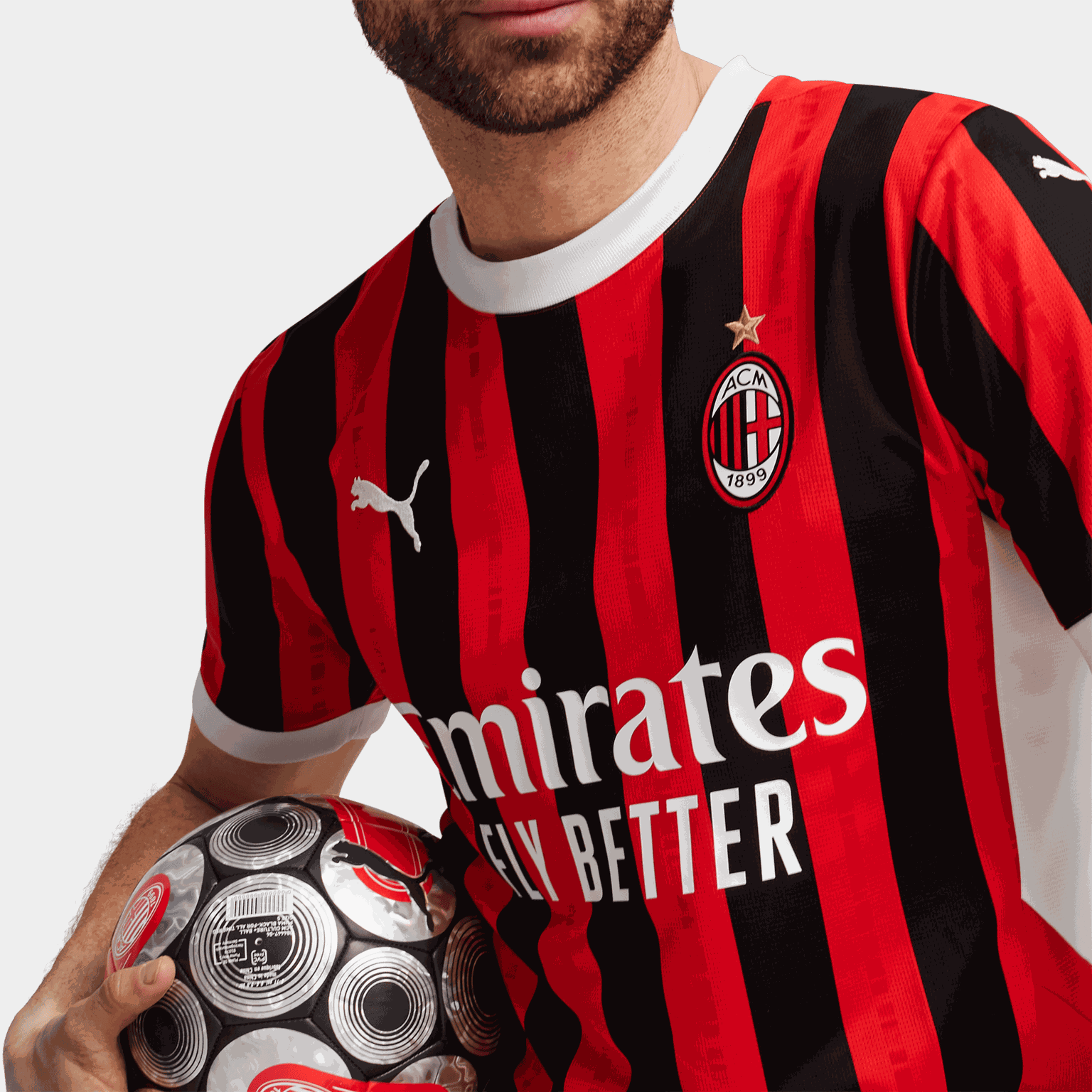 AC Milan Home Jersey Replica, fotballdrakt, herre - full image 3