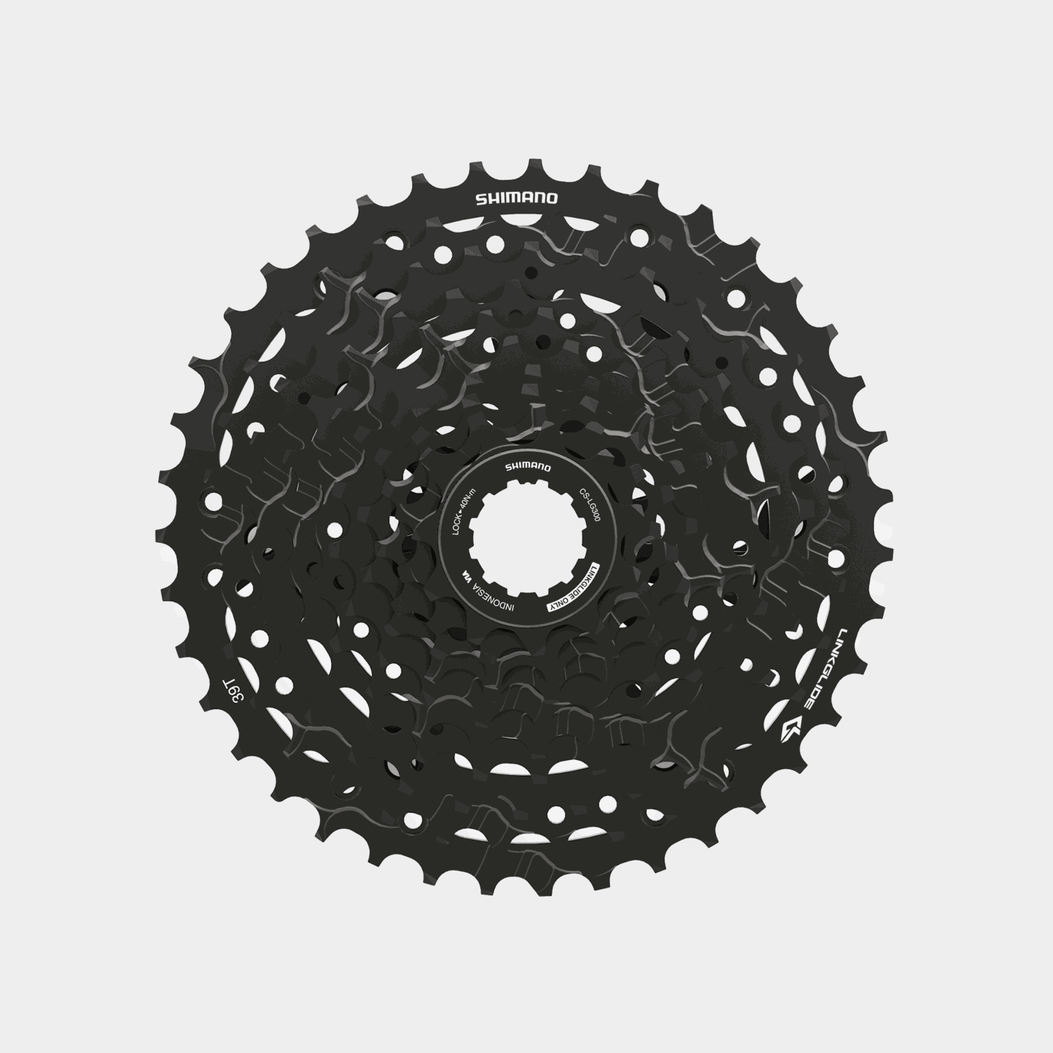 Cassette 11-39 10s CS-LG300 Cues, Shimano-kassett - full image 1