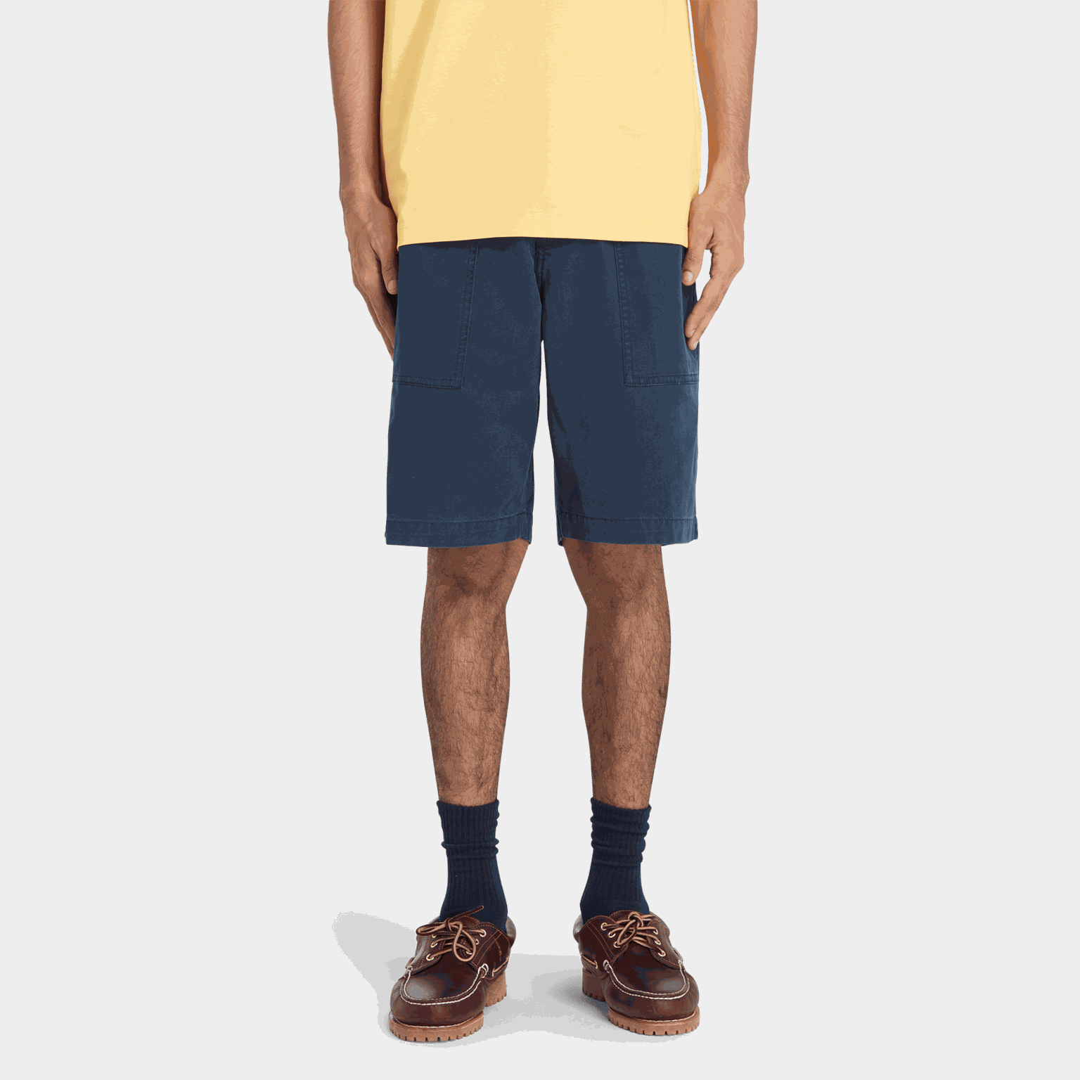 Washed Canvas Stretch F, shorts, herre - full image 1