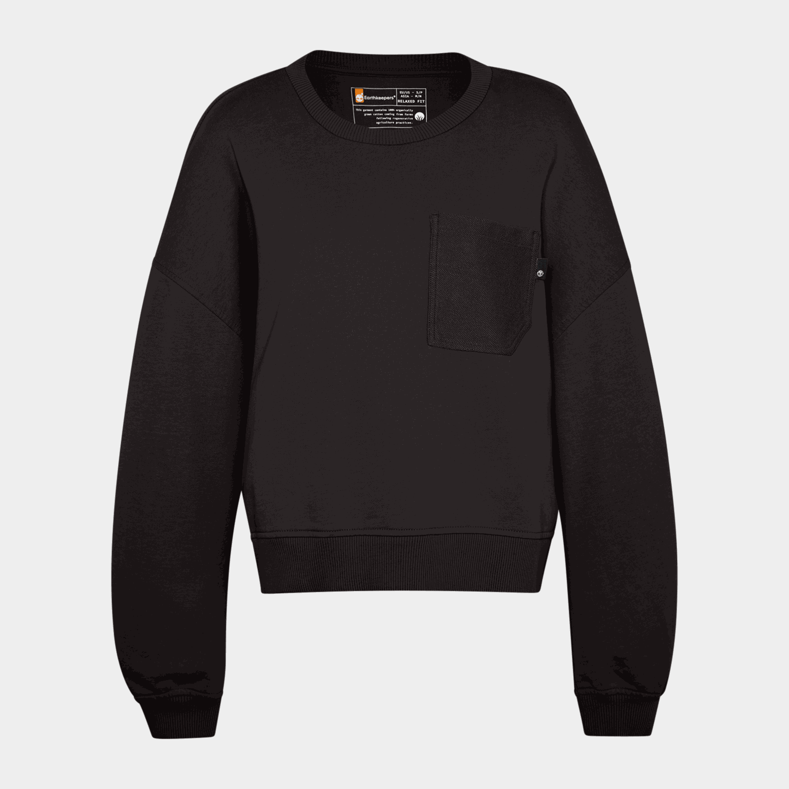 Mixed Textured Crew, genser, dame - full image 1