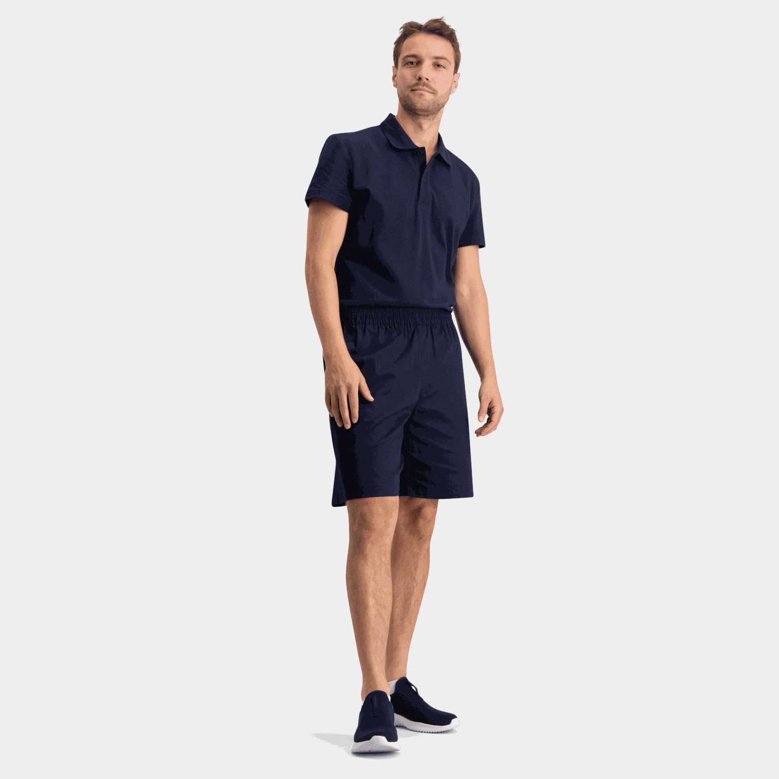 Center Woven Drawstring Shorts, shorts, herre - full image 3
