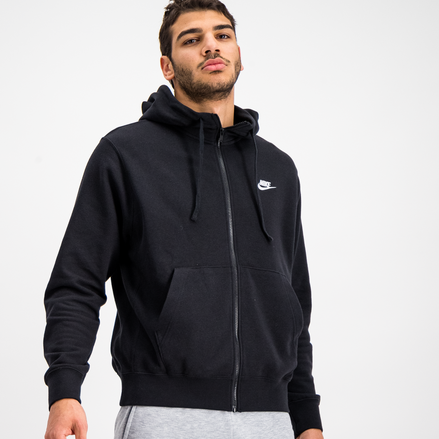 Club Hoodie Full Zip, hettejakke herre - full image 2