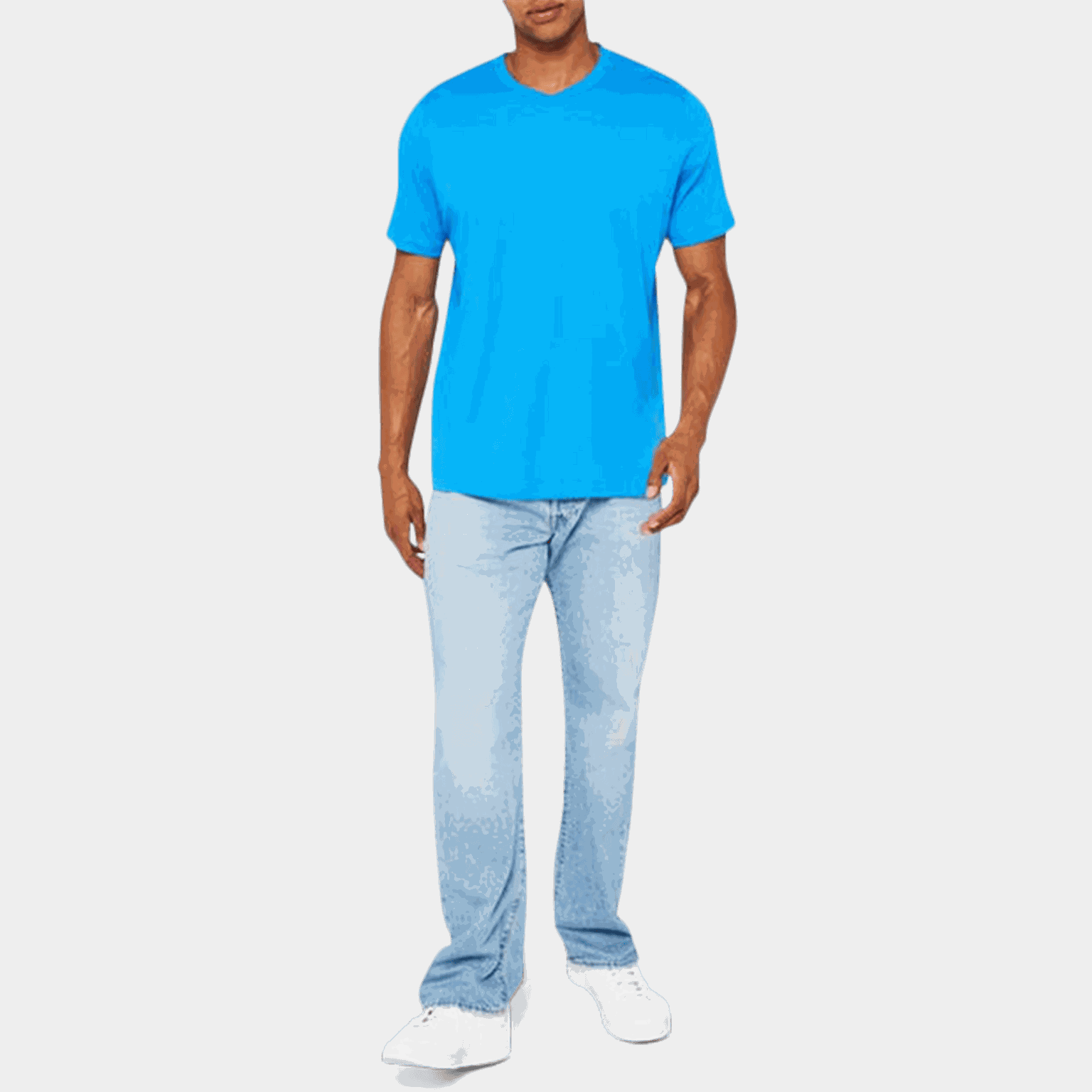 3 Pack V Neck Tee, t-skjorte, herre - full image 2