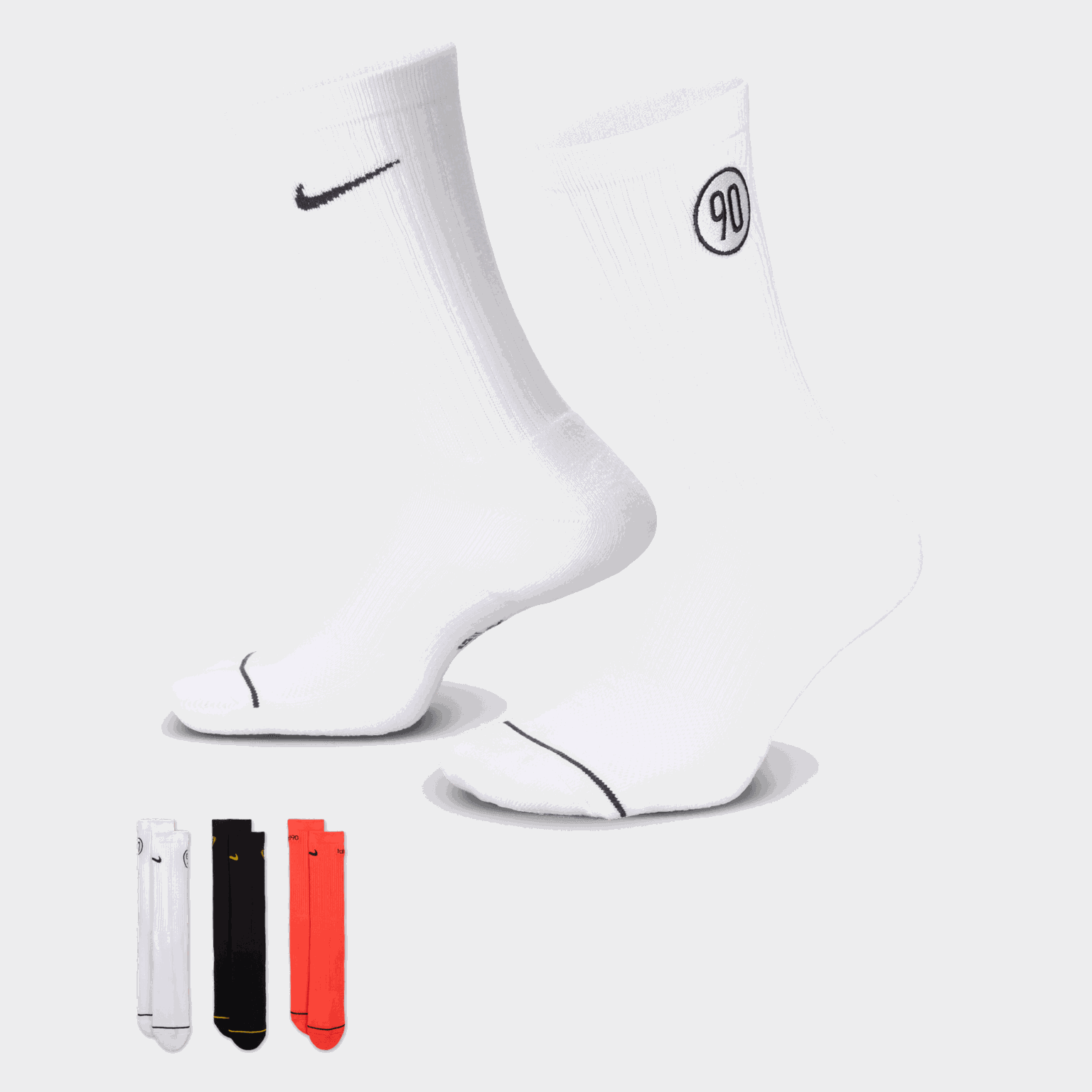 Total 90 Everyday Cushioned Crew Socks, sokker, unisex - full image 1