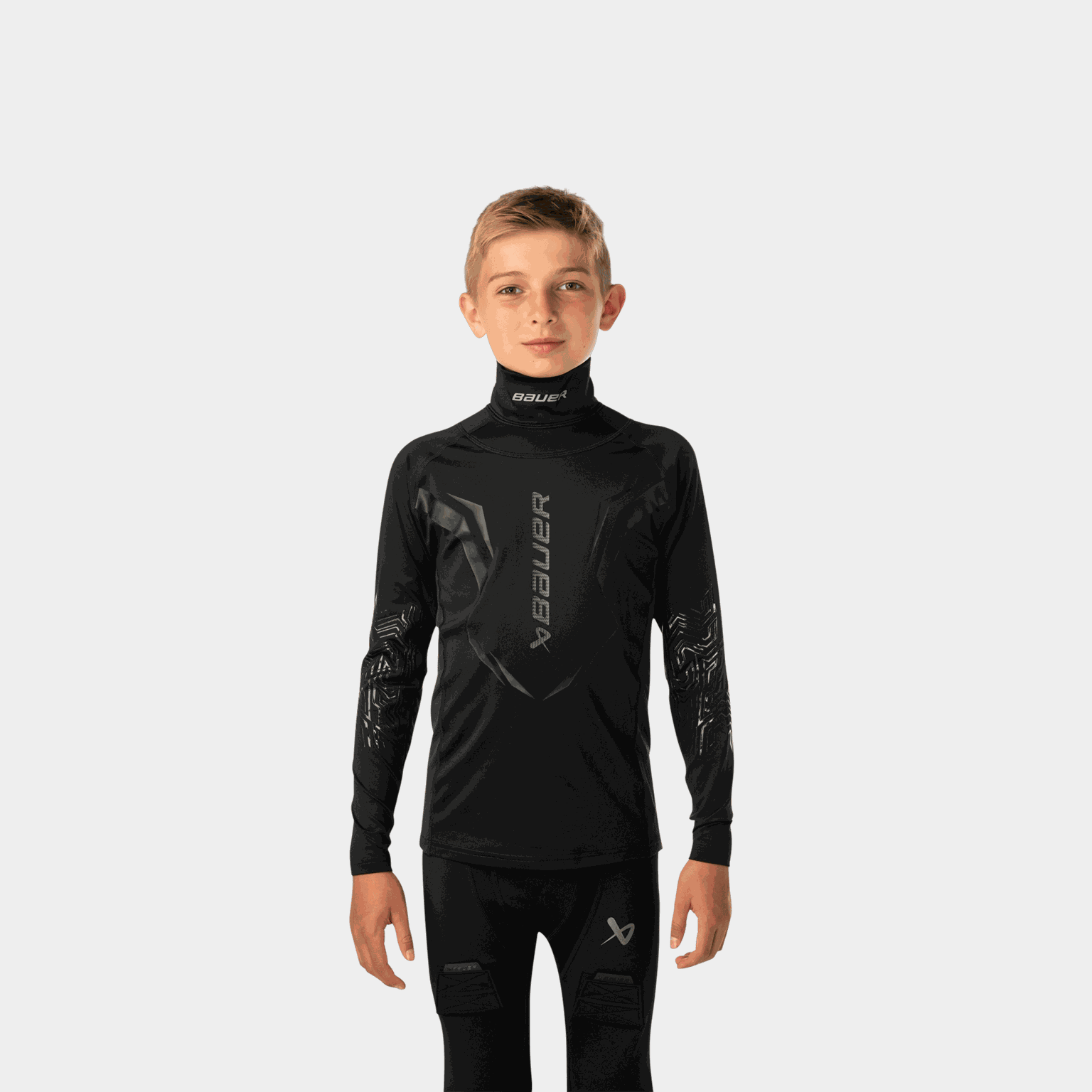 S25 Bauerbodyguard Neckprotectshirt Yth 26/27, beskyttelsesdrakt, barn - full image 1