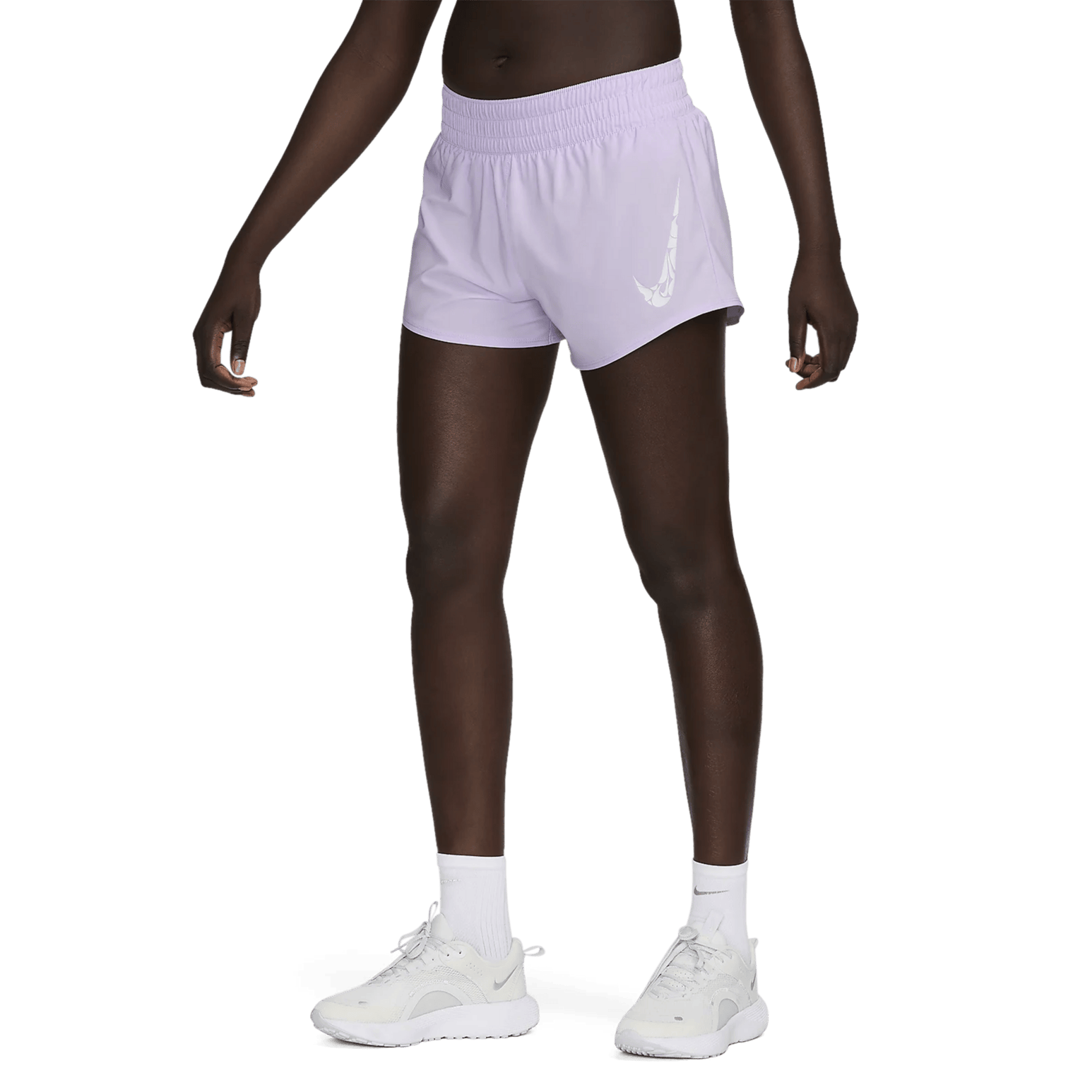 Nike One Swoosh HyperBright Dri-FIT Mid-Raise Brief-Lined Short, treningsshorts, dame