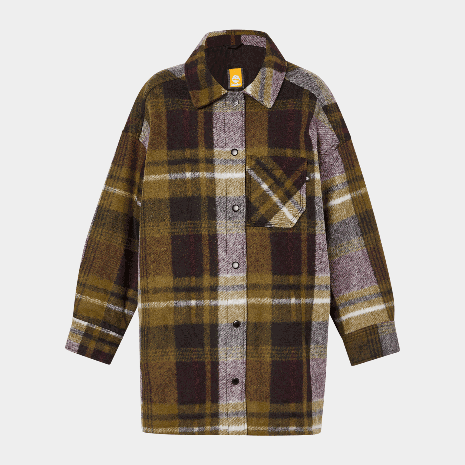 Wool Shirt Coat, skjortejakke, dame - full image 1