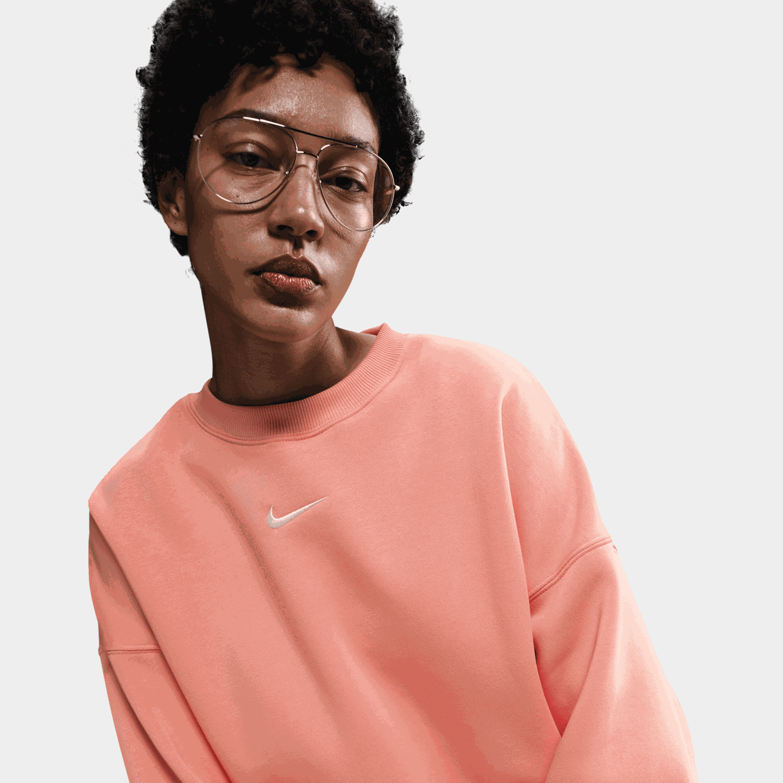 Phoenix Fleece Over-Sized Crew, genser, dame - full image 1