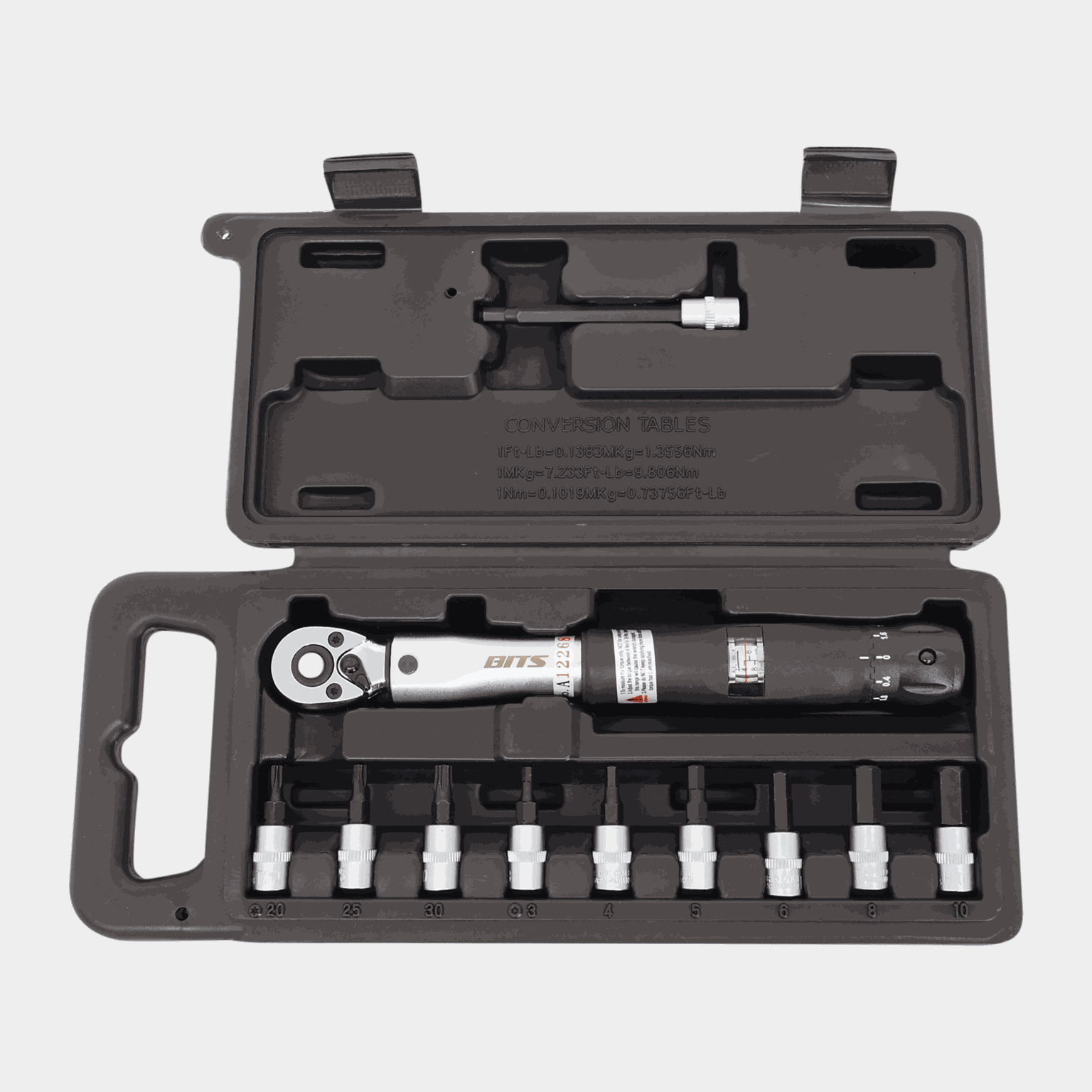 1/4" Dr. Torque Wrench 4-24 Nm, momentnøkkel - full image 4