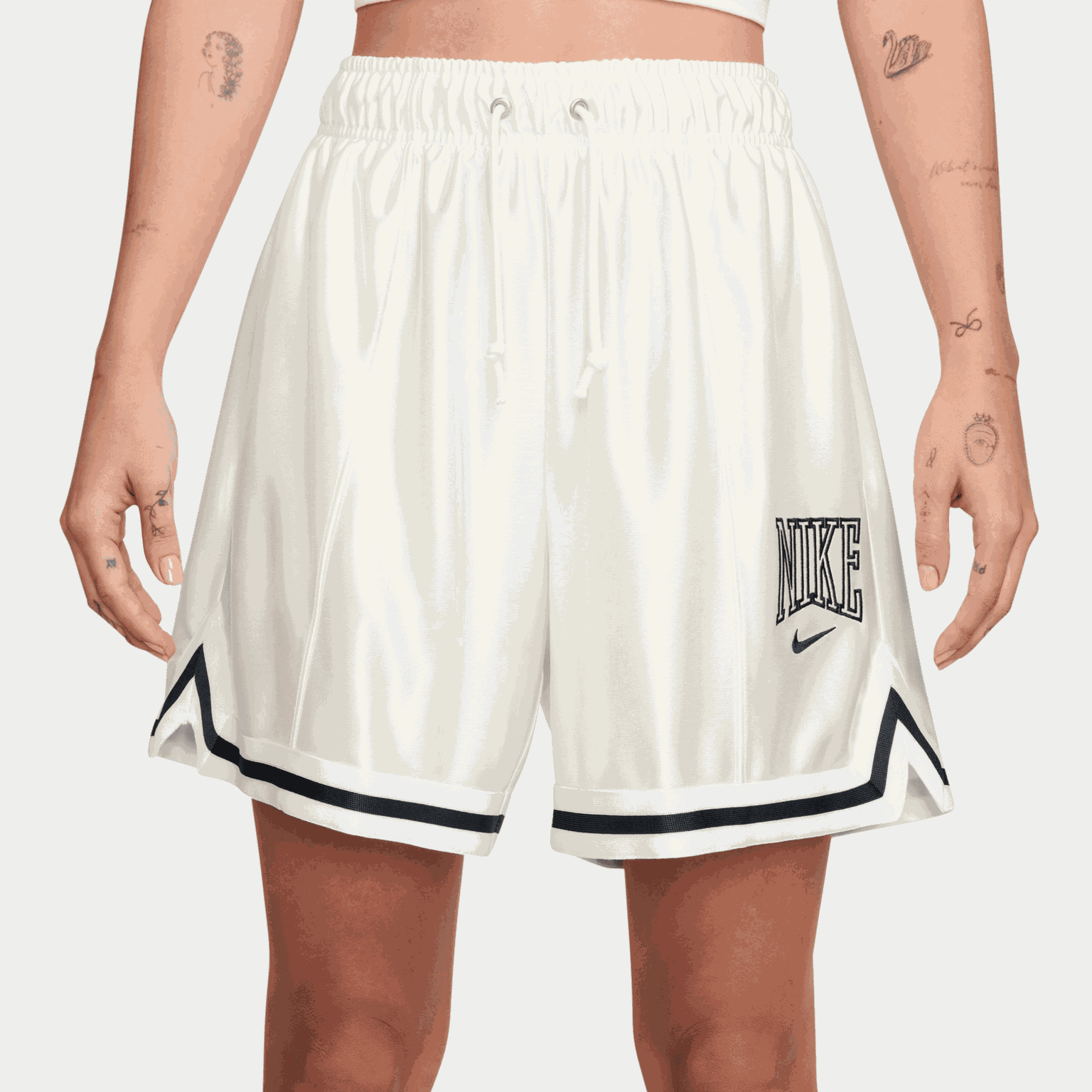 Loose Mid-Rise Graphic Shorts, shorts, dame - full image 1