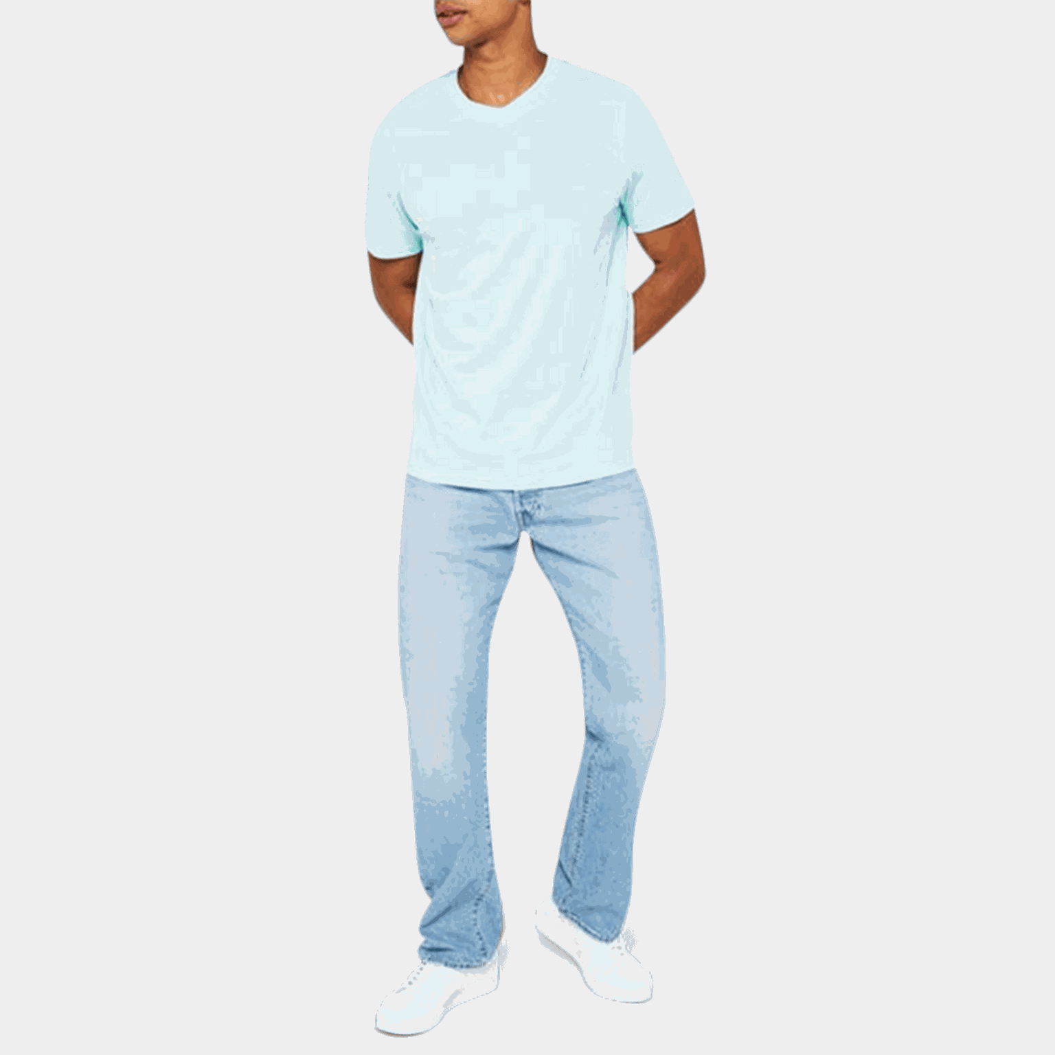 3 Pack V Neck Tee, t-skjorte, herre - full image 3