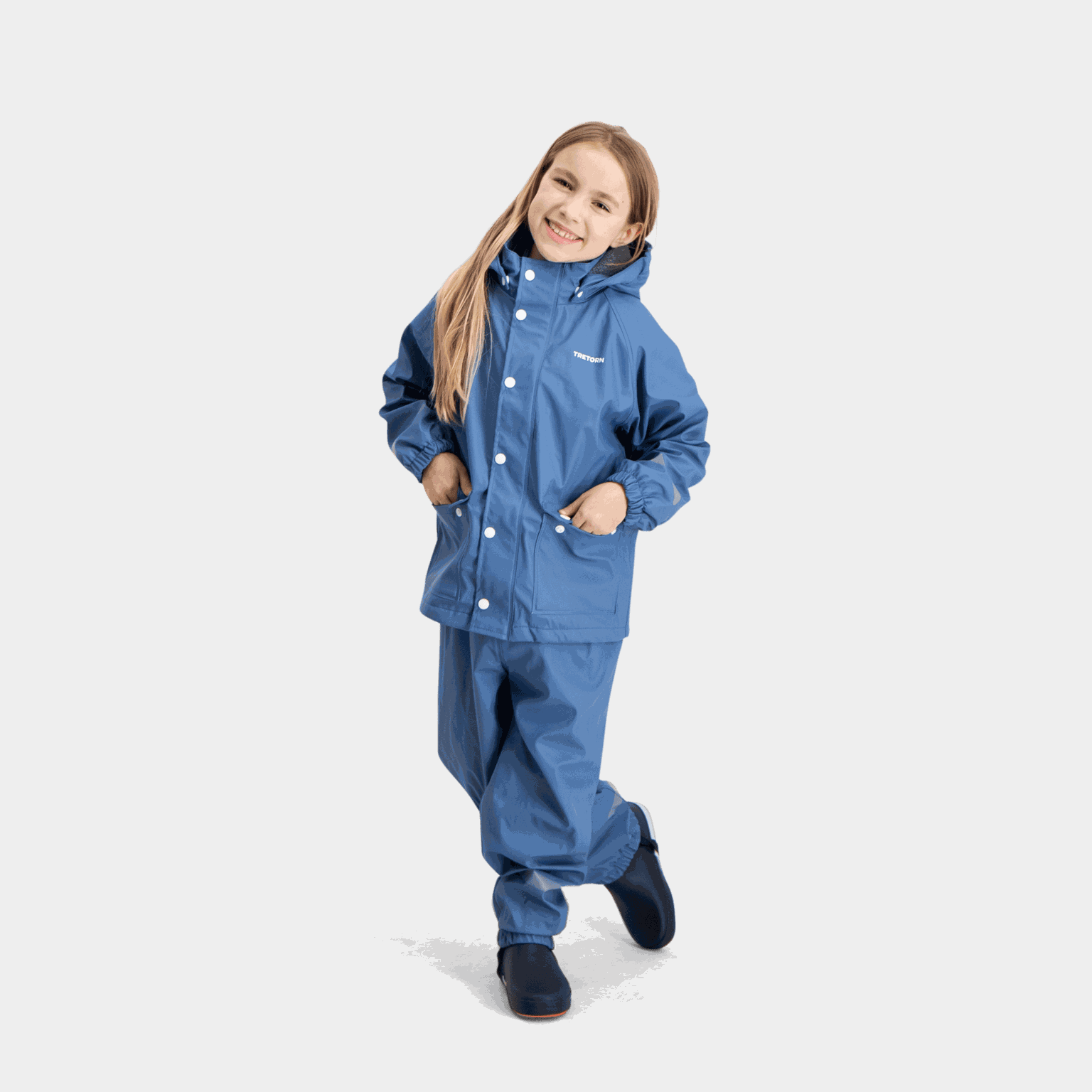 Wings Fleece rainset, regnsett barn - full image 1