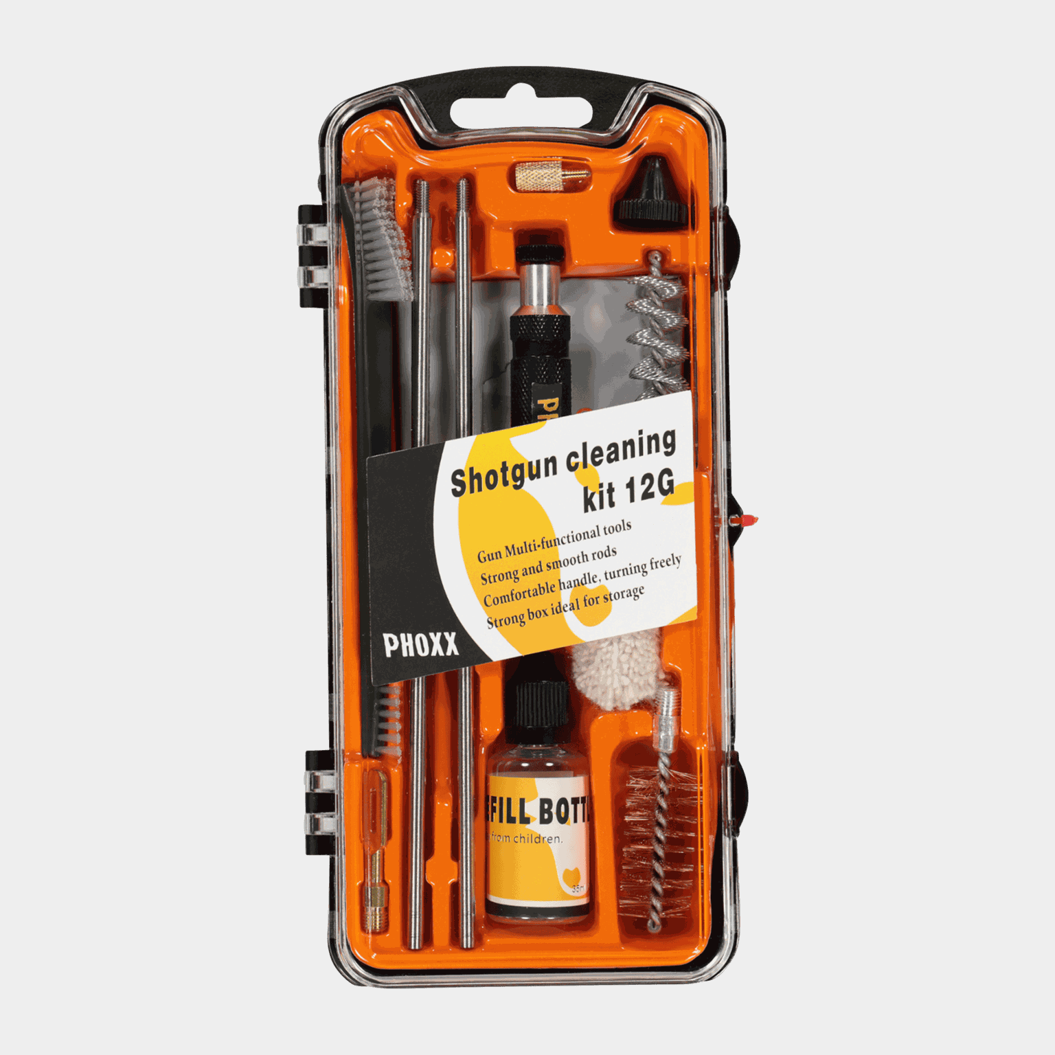 12G shotgun cleaning kit, pussesett hagle - full image 3
