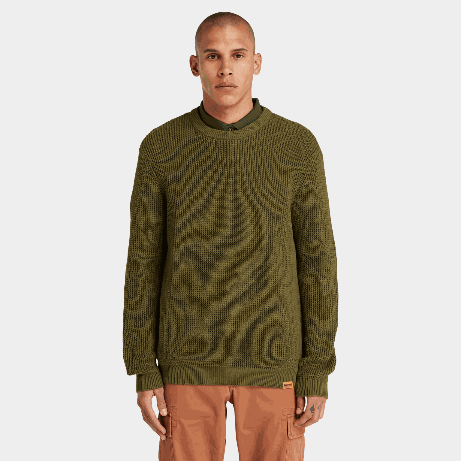 Ls Tuck Crew Sweater Re, genser, herre - full image 1