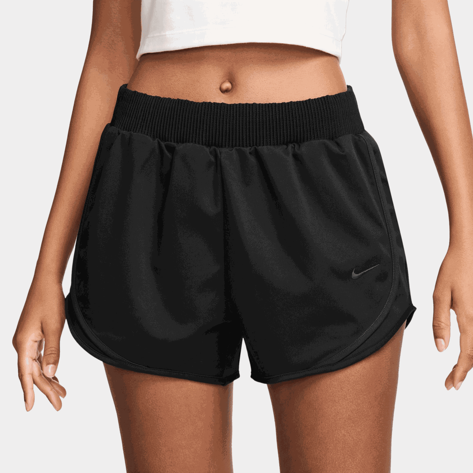Mid-Rise Twill Shorts, shorts, dame - full image 1