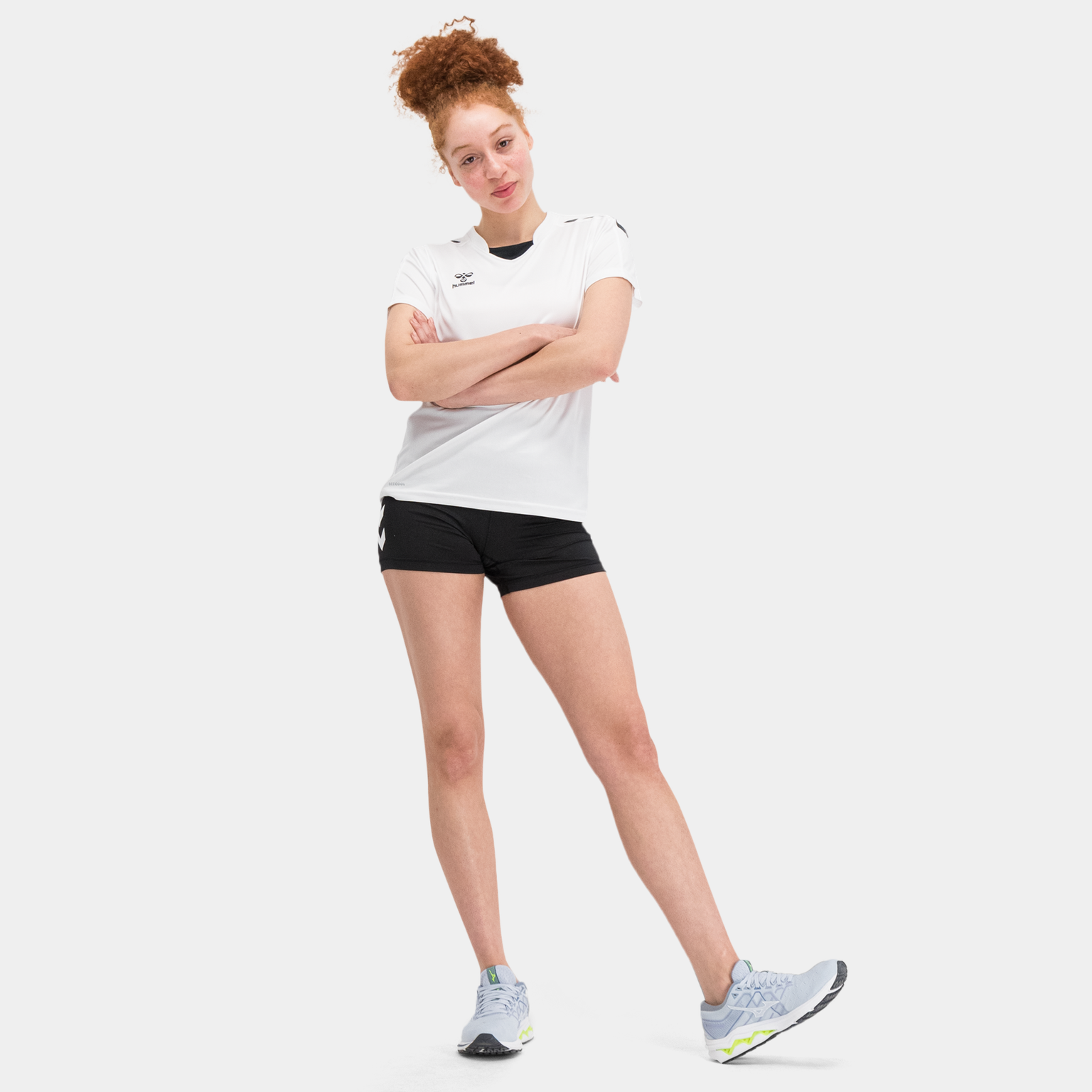 hmlCORE XK Poly Jersey Short Sleeve, treningstrøye dame - full image 4