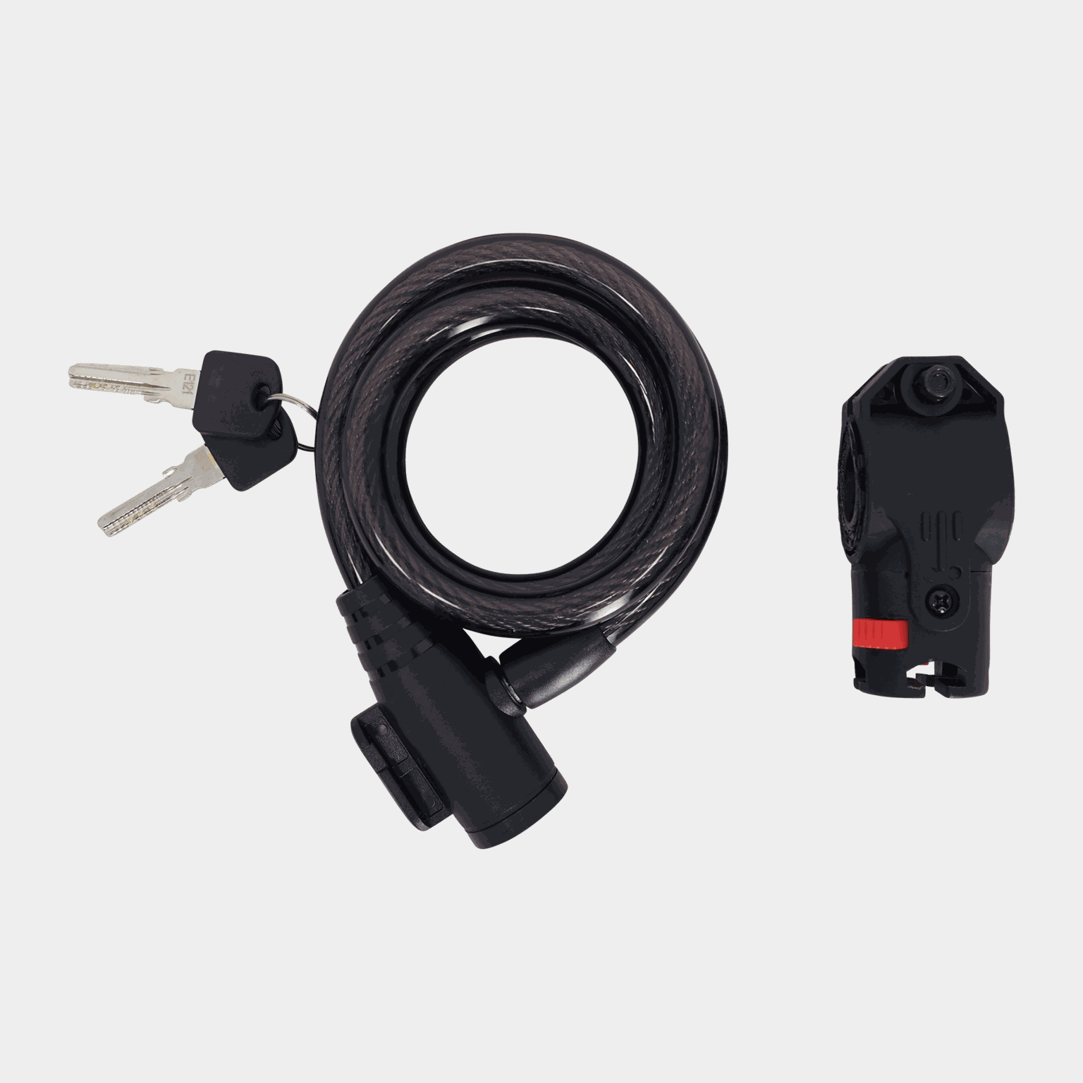 BITS Wirelock curly 12x1000mm key incl bracket - full image 1