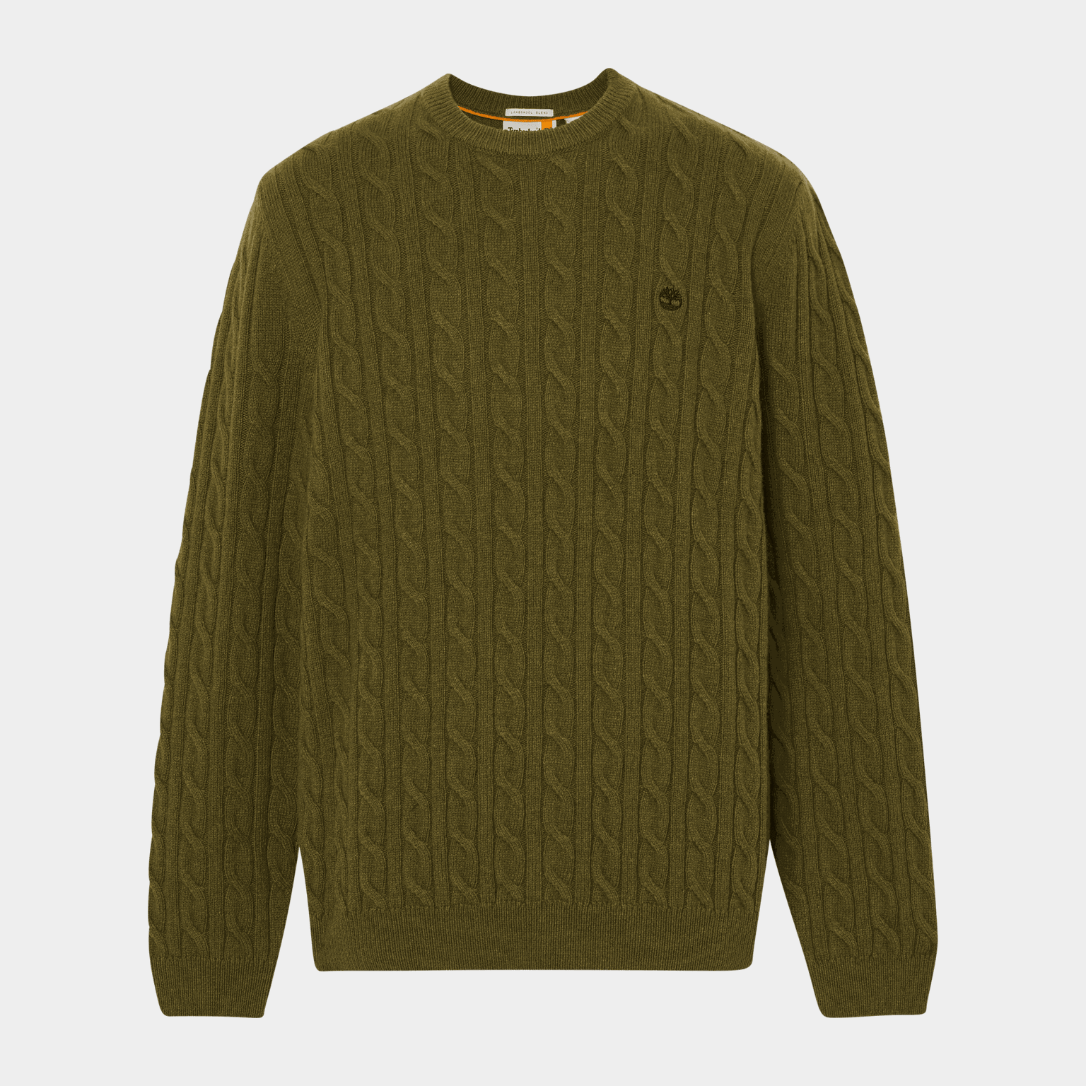 Cable Crew Neck Sweater, bomullsgenser, herre - full image 1