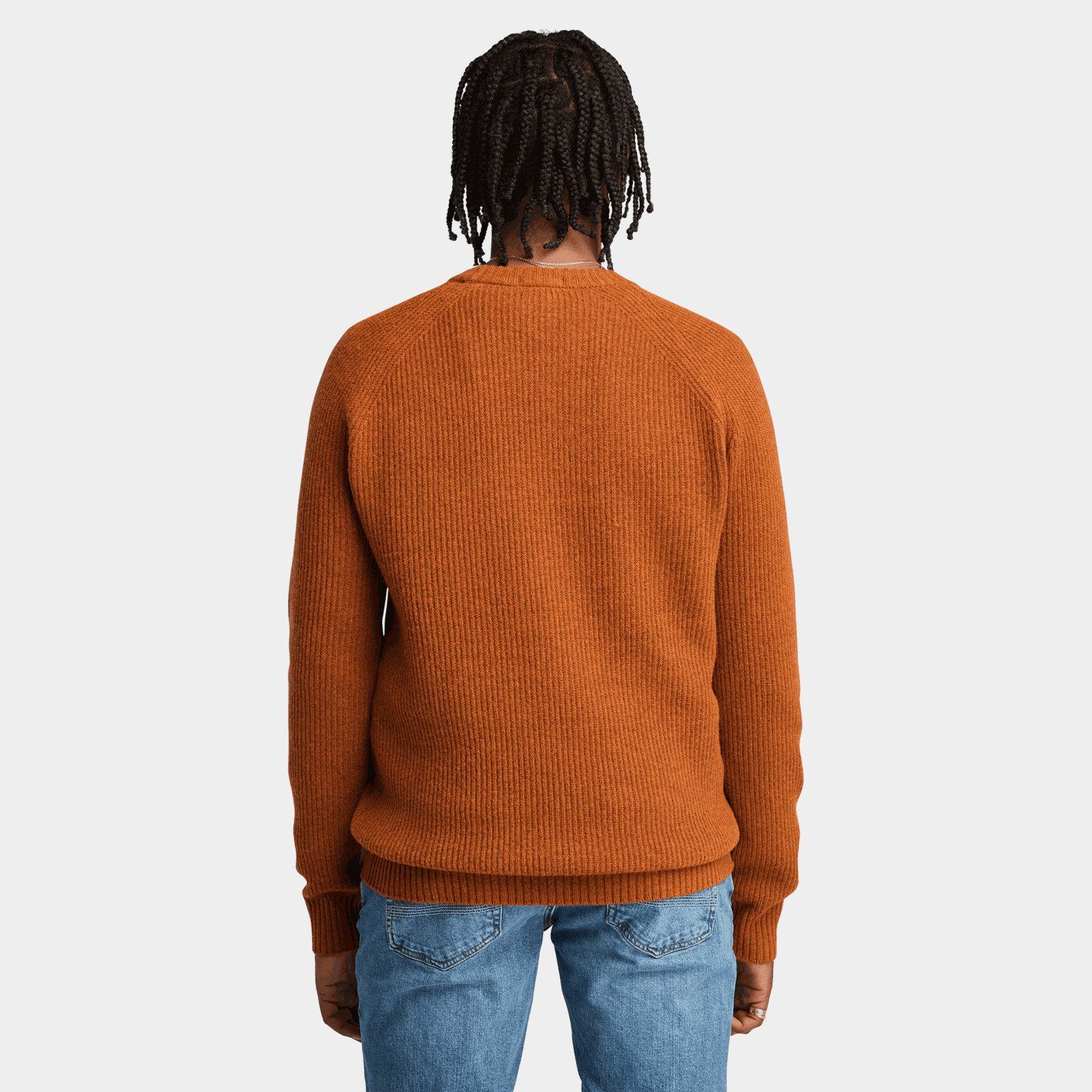 Raglan Sleeve Crew Neck, ullgenser, herre - full image 2