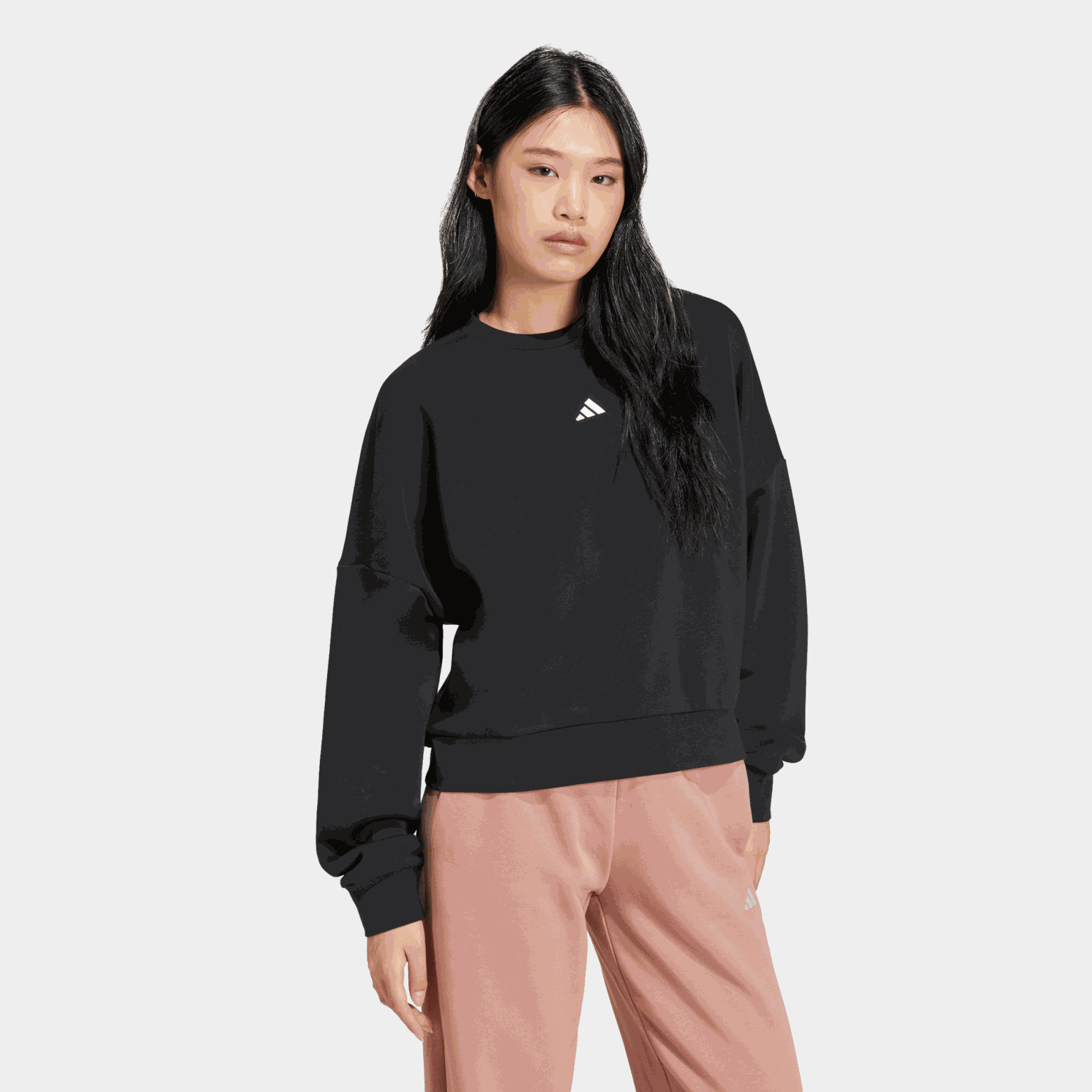 Essentials Small Logo Feel Cozy Sweatshirt, genser, dame - full image 3