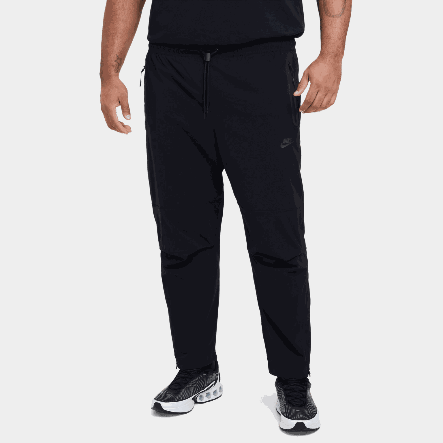 Tech Woven Pants, bukse - Fritid- & Joggebukser - Svart | XXL