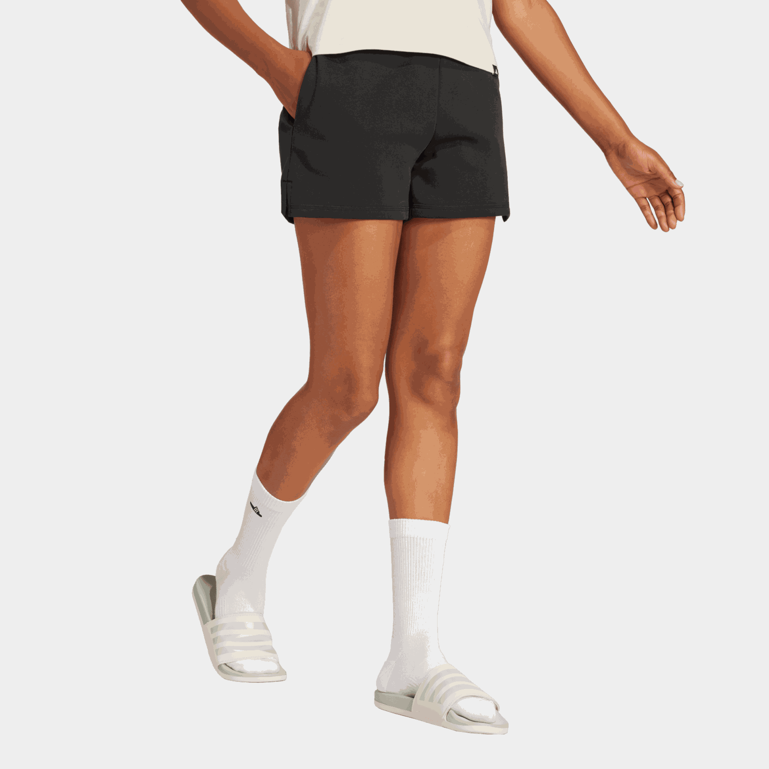 Essentials Small Logo Feel Cozy Shorts, shorts, dame - full image 3