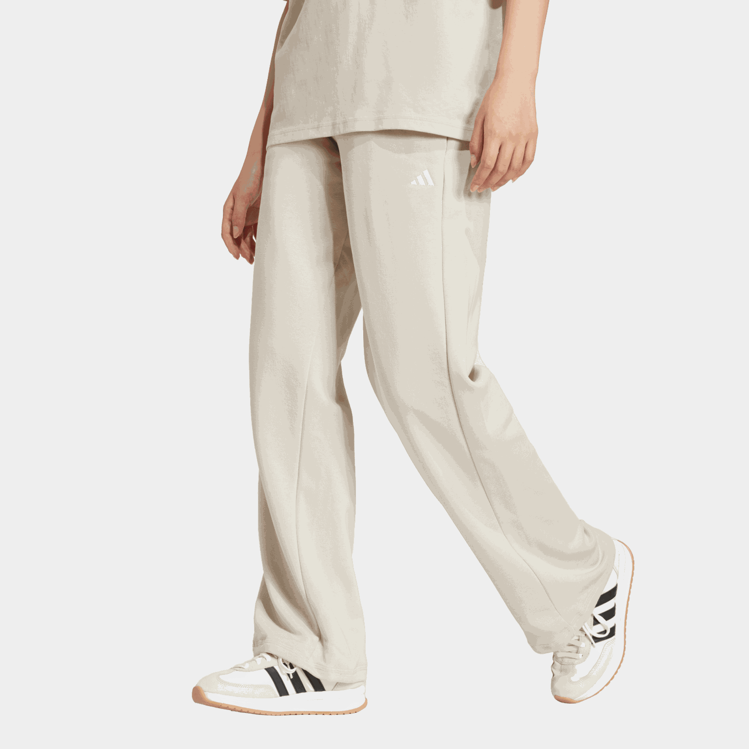 Essentials Small Logo Feel Cozy Open Hem, joggebukse, dame - full image 1