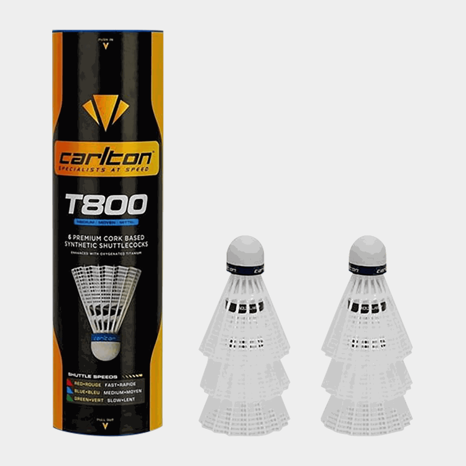 T800 Shut 6Pk, badmintonballer - full image 3