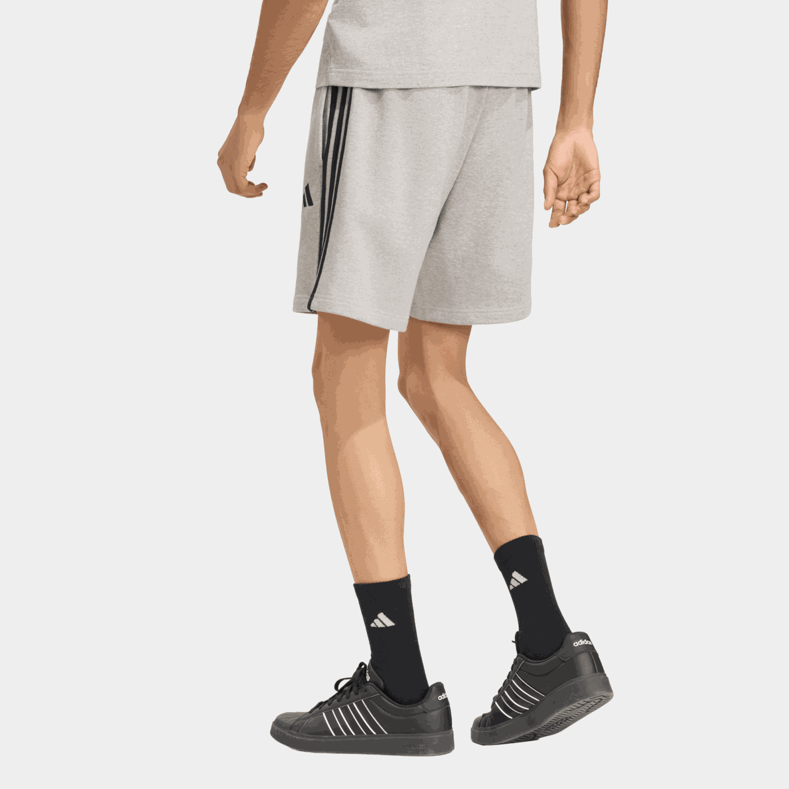 Essentials 3-Stripes French Terry Shorts, shorts, herre - full image 3