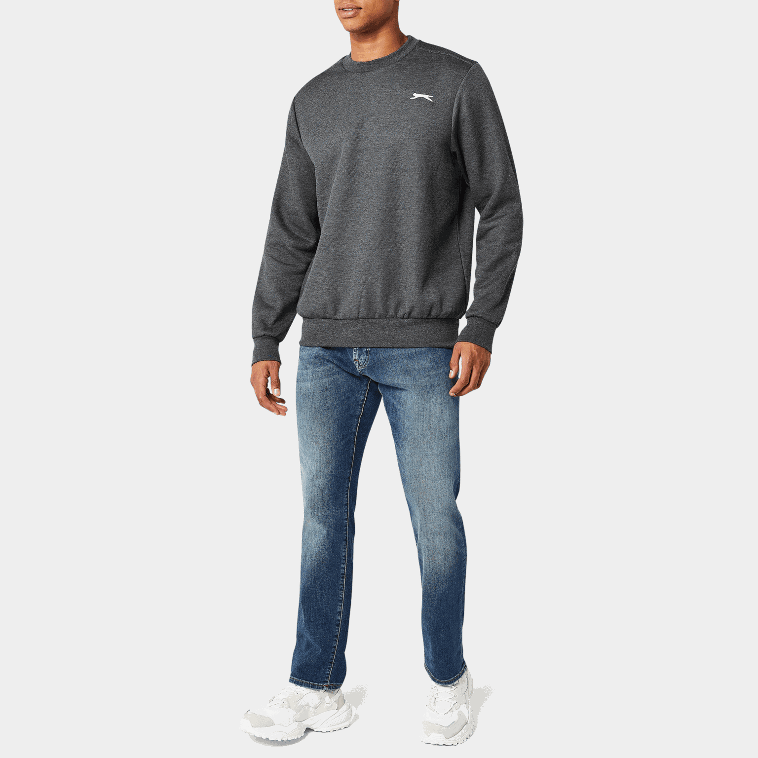 Fleece Crew Sweater, fleecegenser, herre - full image 1
