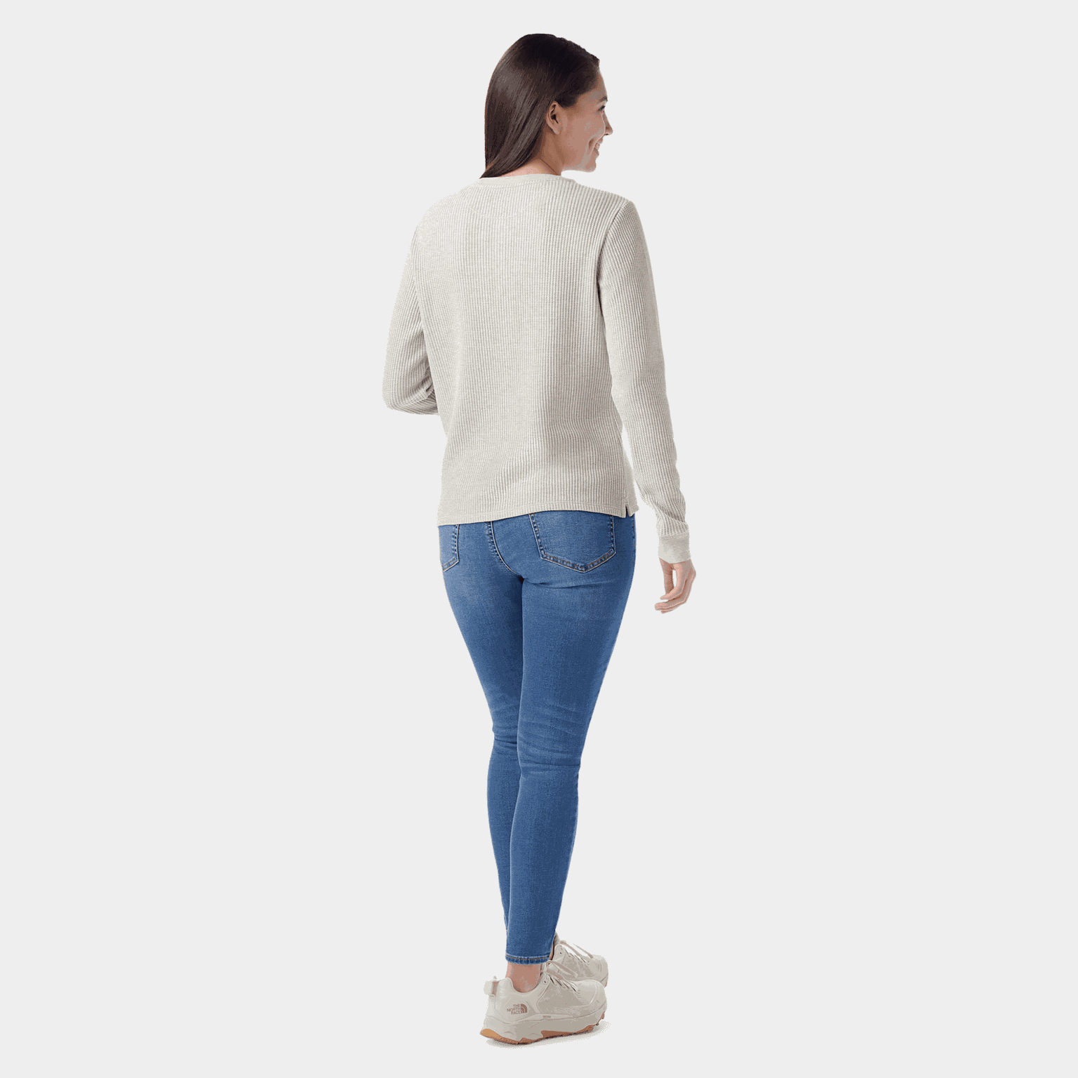 Waffle Long Sleeve Henley Everyday - full image 2