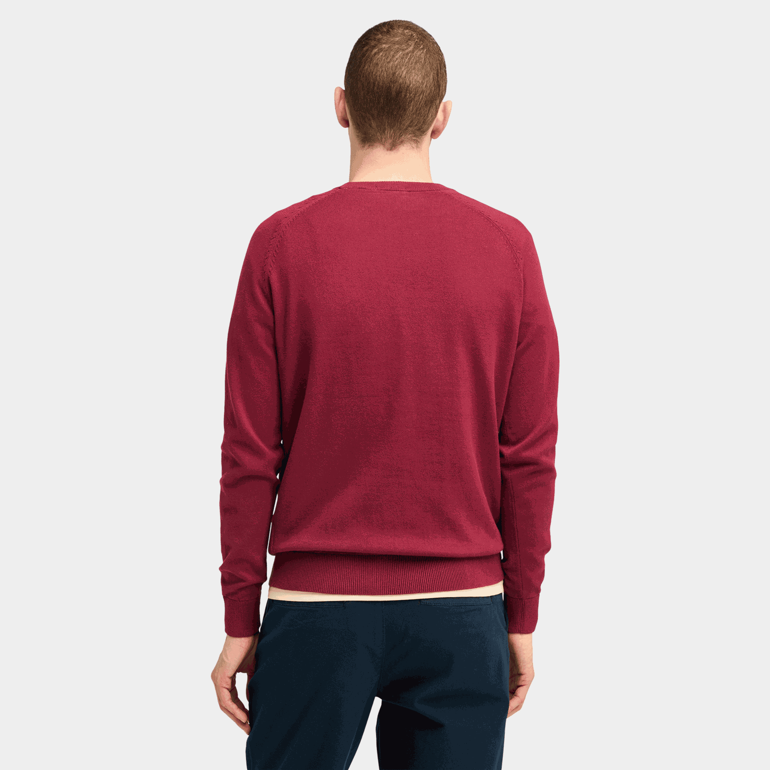 Cotton Raglan Sleeve Cr - full image 2