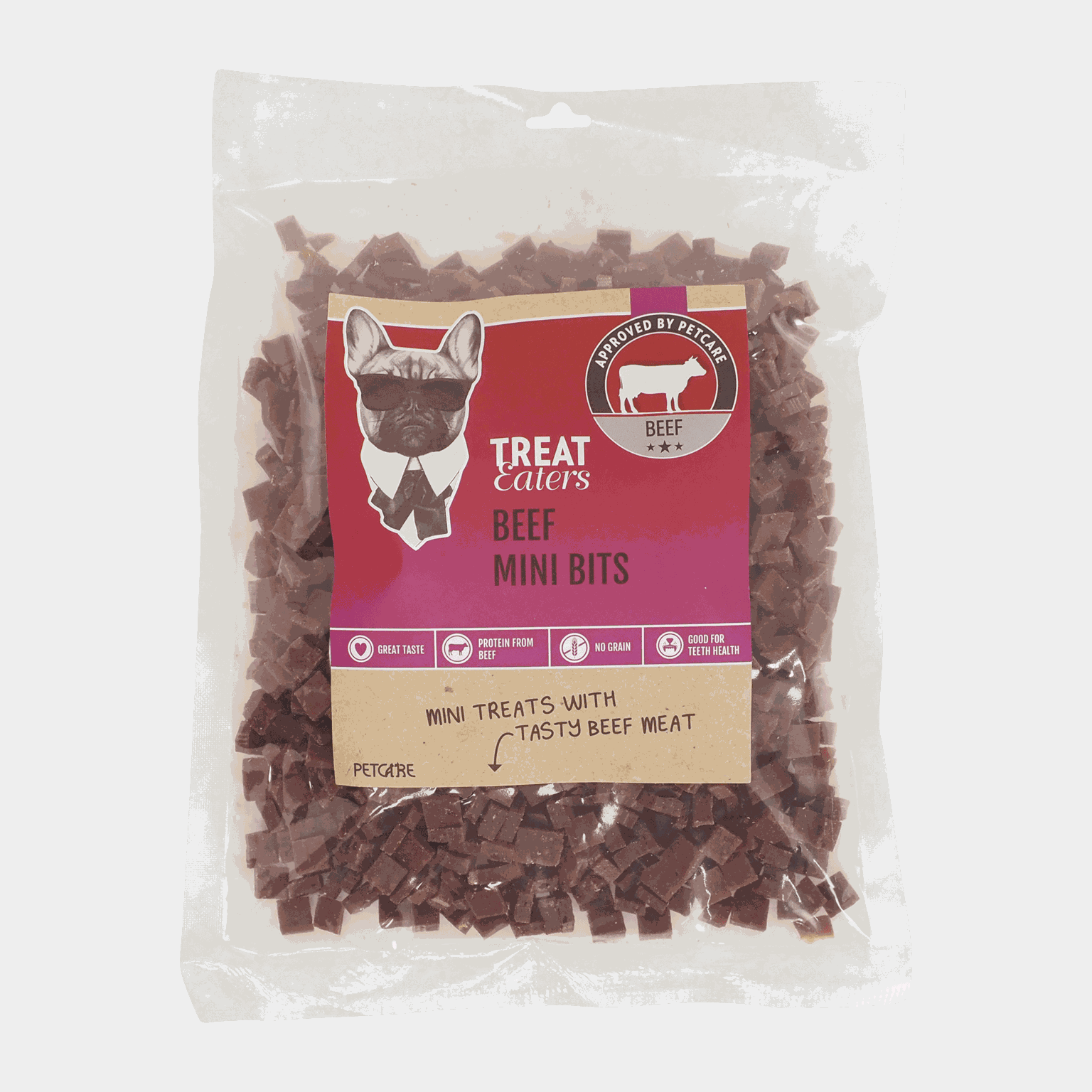 Mini Bits Beef 350g, godbiter til hund - full image 1