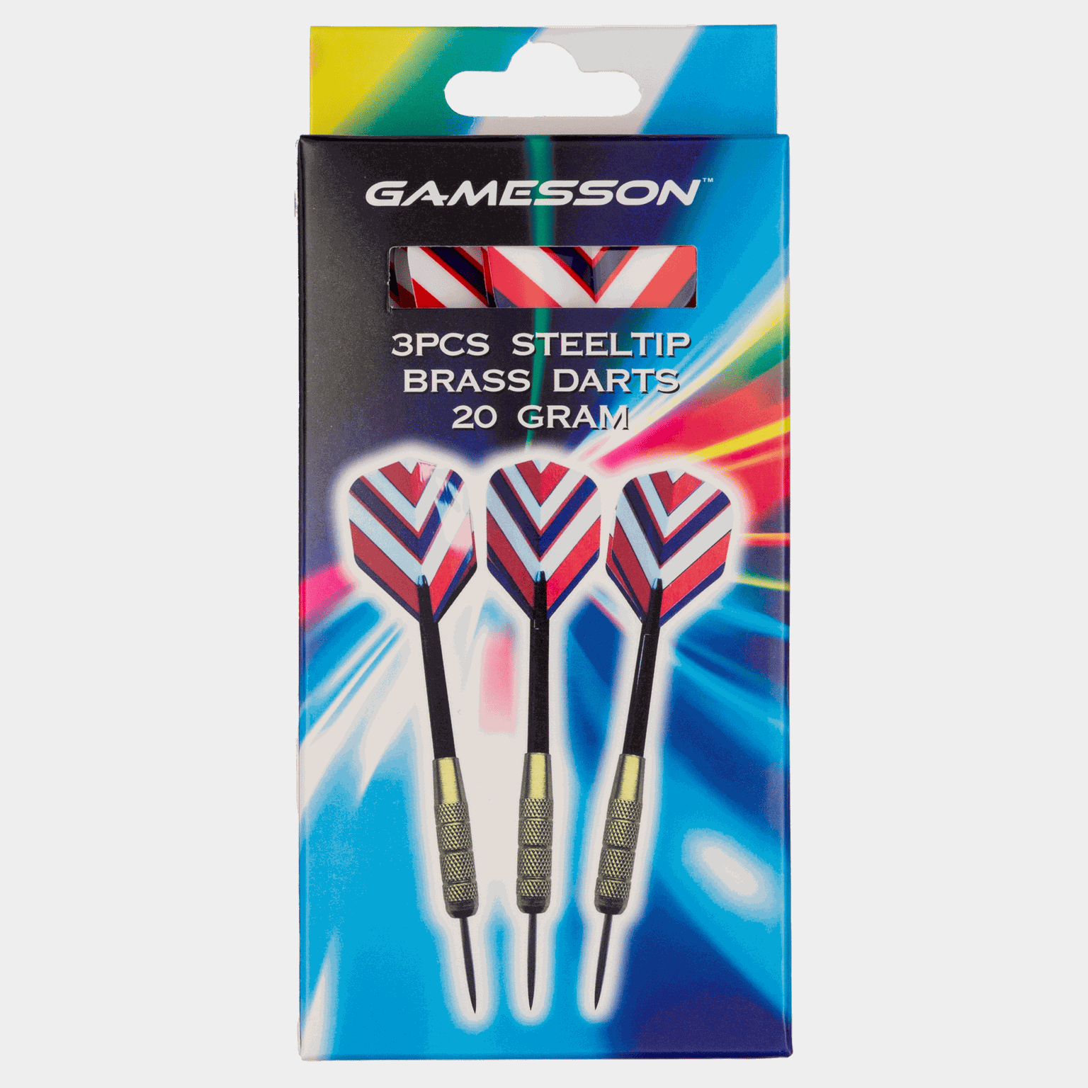 Brass Steeltip Darts 3 pcs, dartpiler - full image 1
