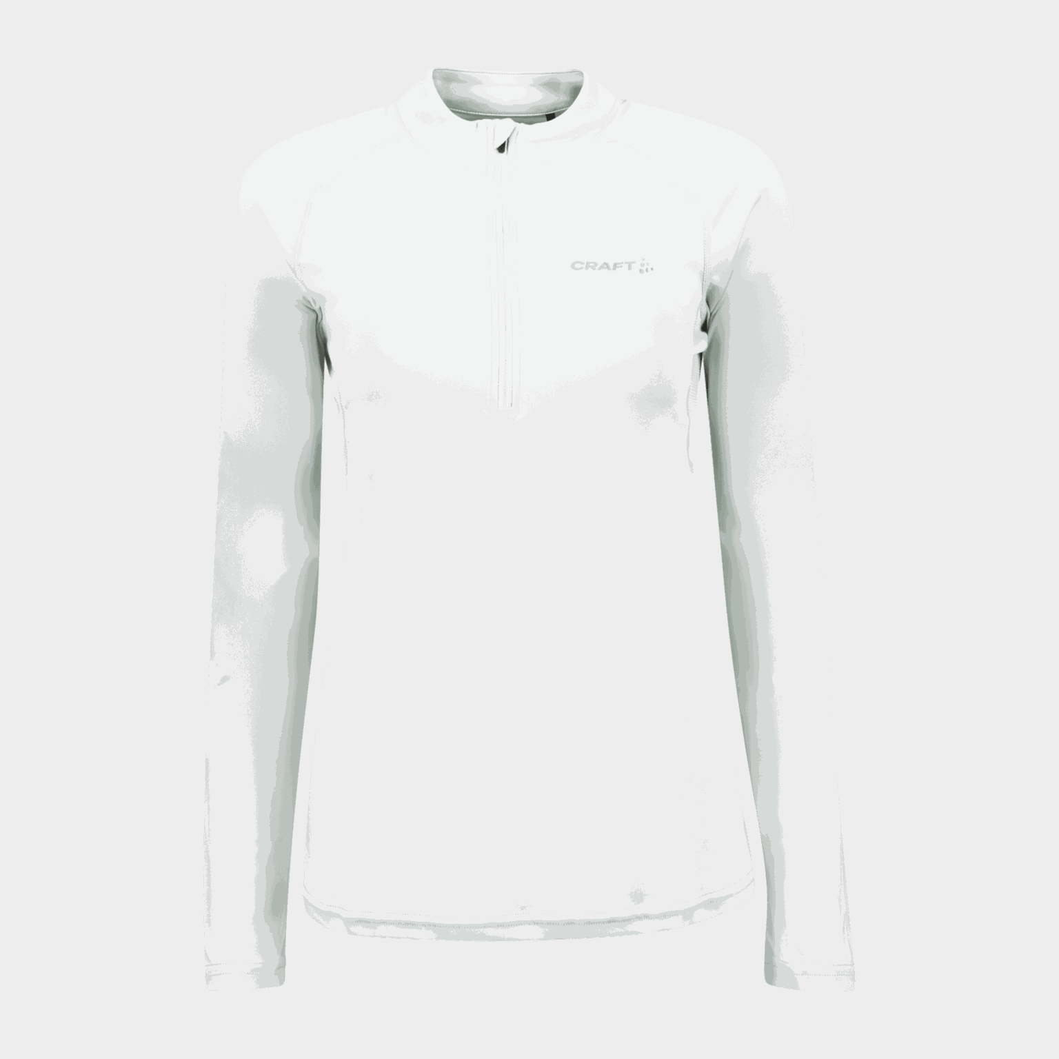 Core Charge Long Sleeve Zip Tee 2, treningsgenser, dame - full image 1