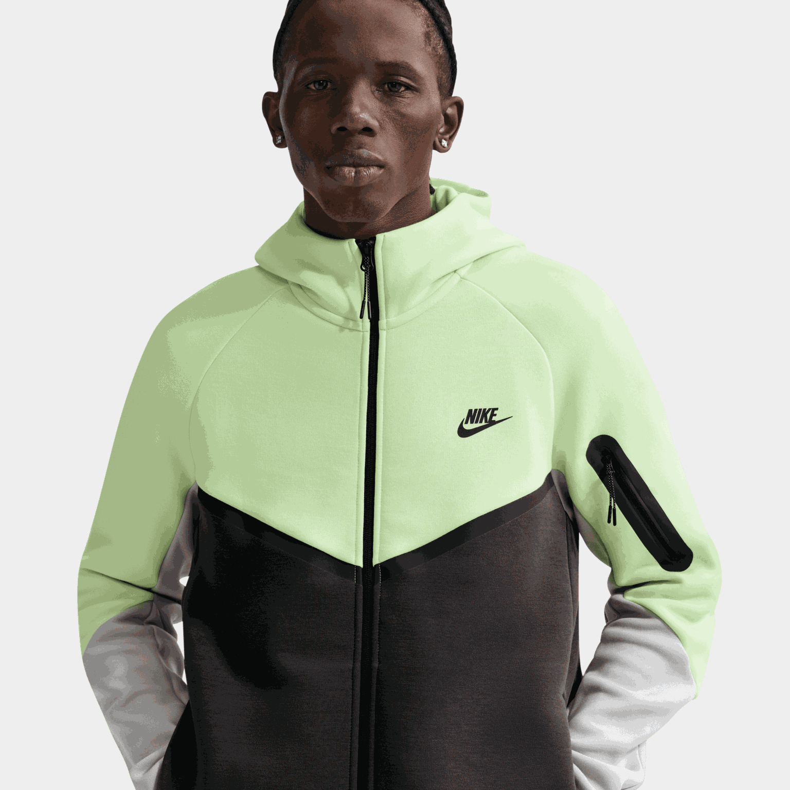 Tech Full-Zip Windrunner, hettegenser, herre - full image 3