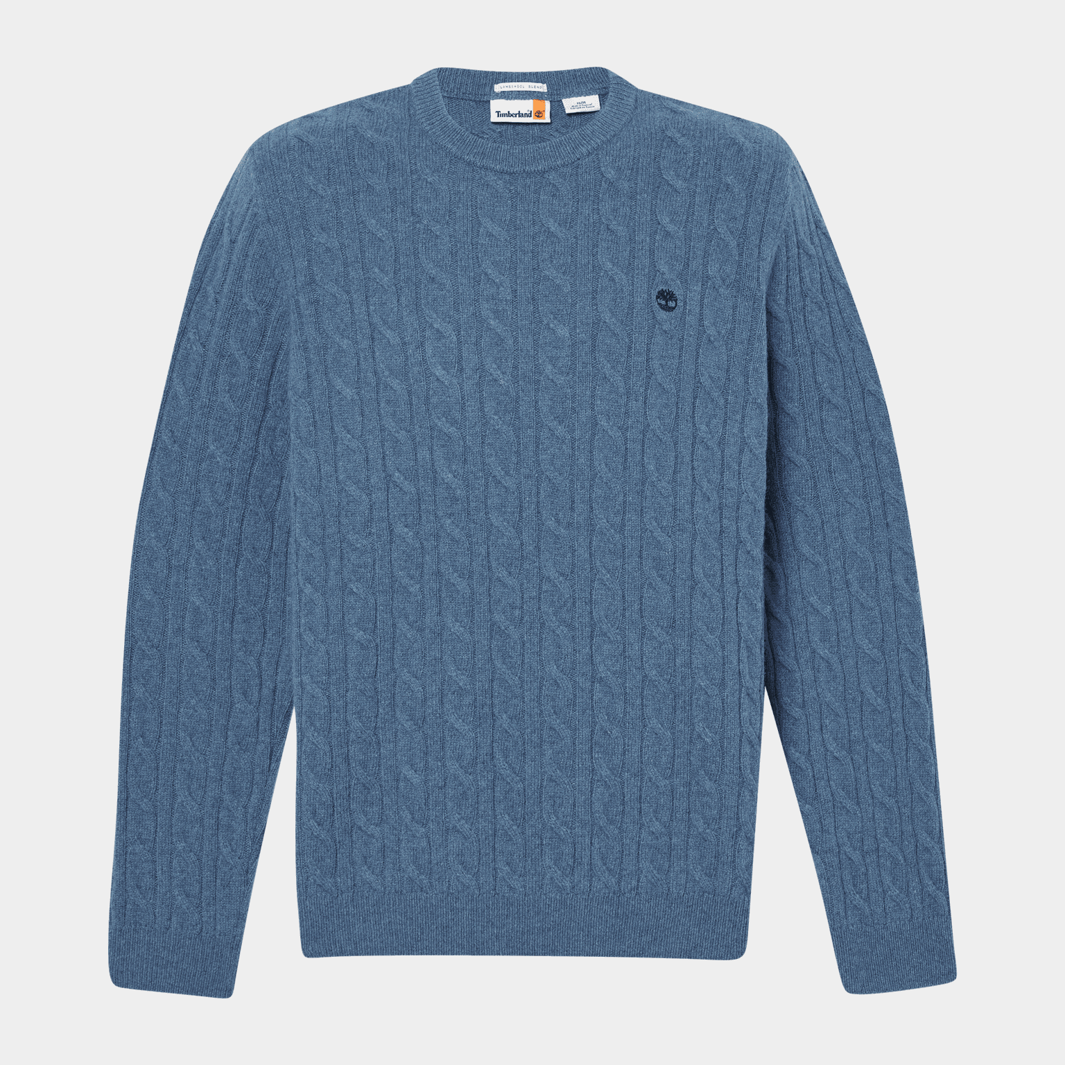 Cable Crew Neck Sweater, bomullsgenser, herre - full image 1