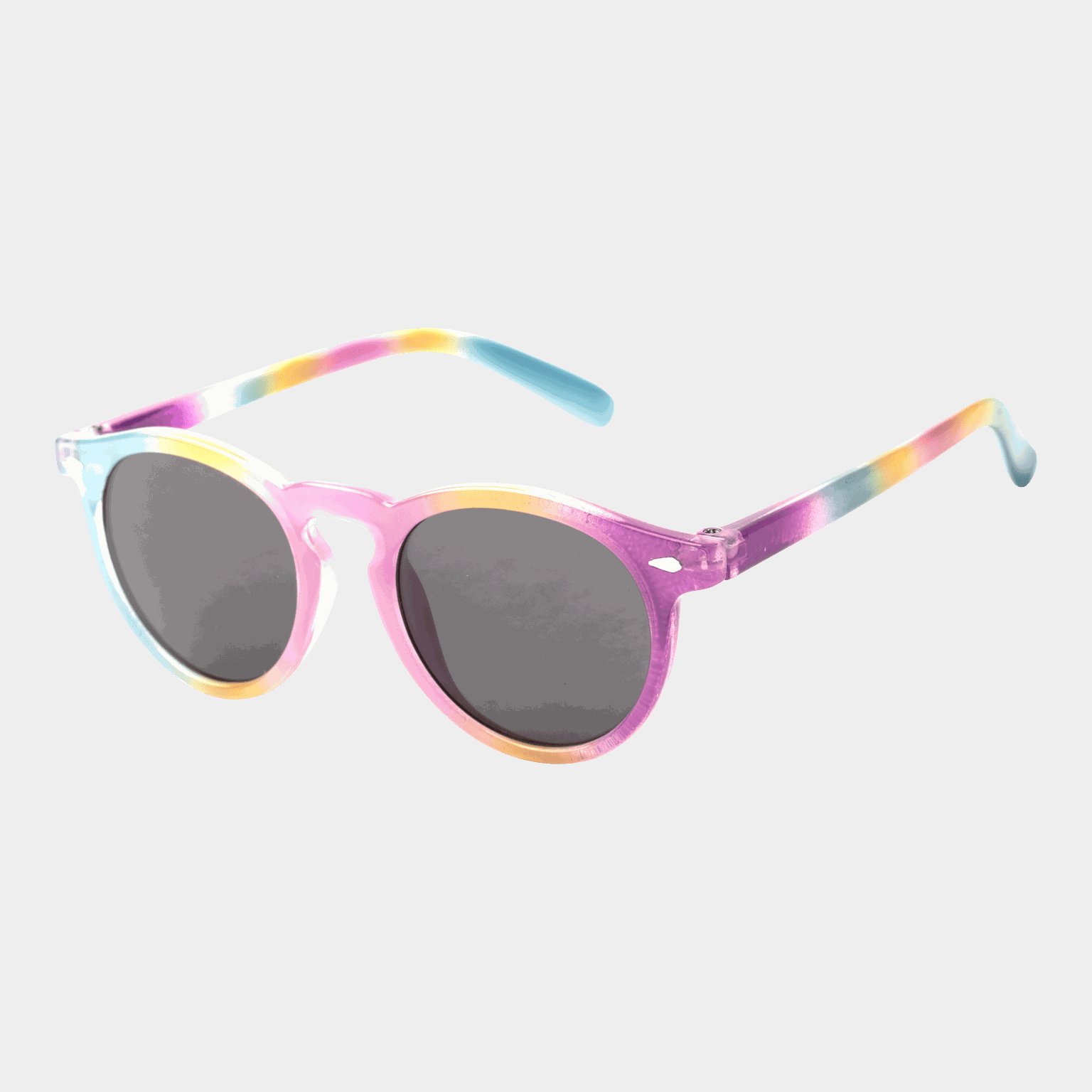 Sunglasses 014 Shiny Multi/Smoke, solbriller, barn - full image 1