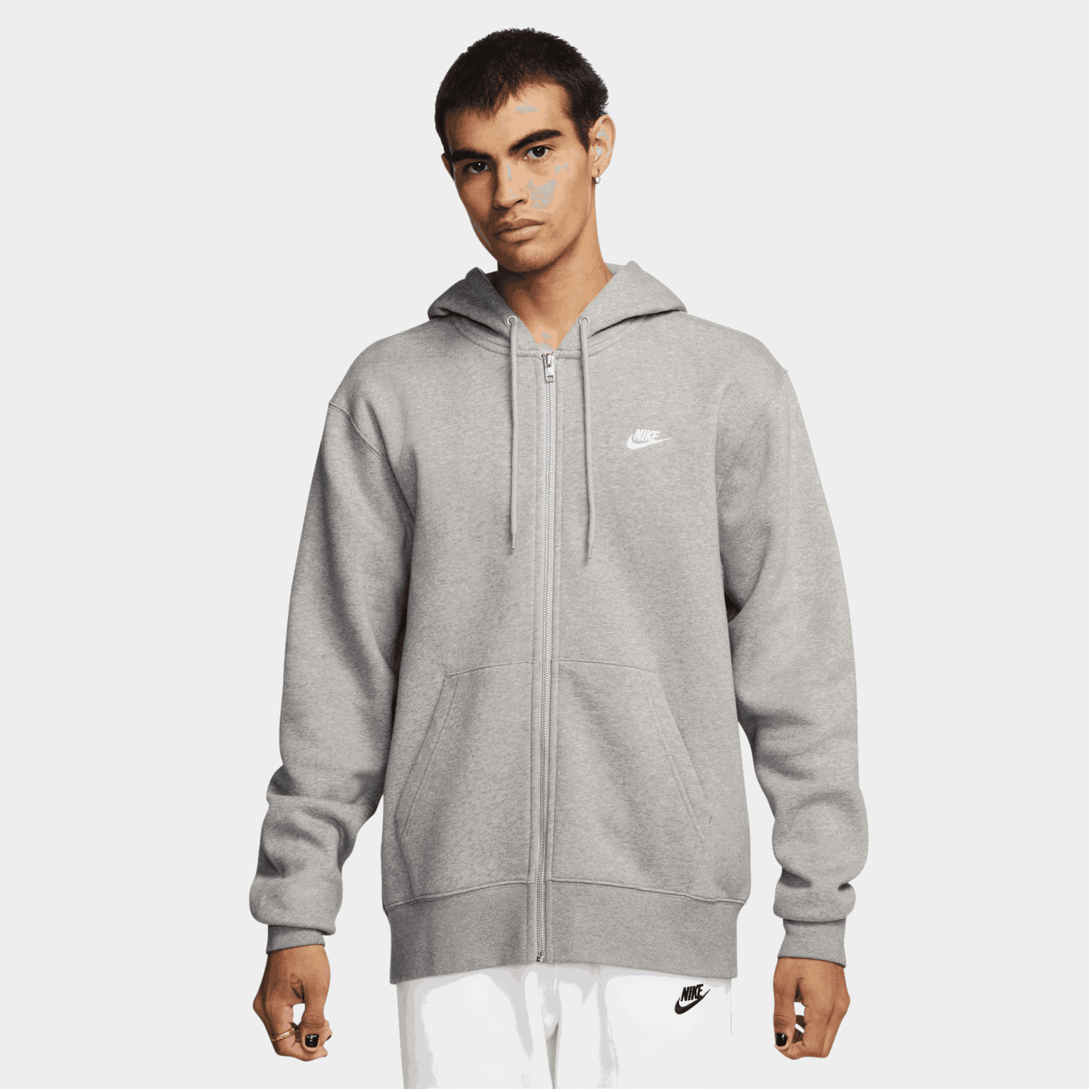 Club Full-Zip Fleece Hood, hettejakke, herre - full image 2