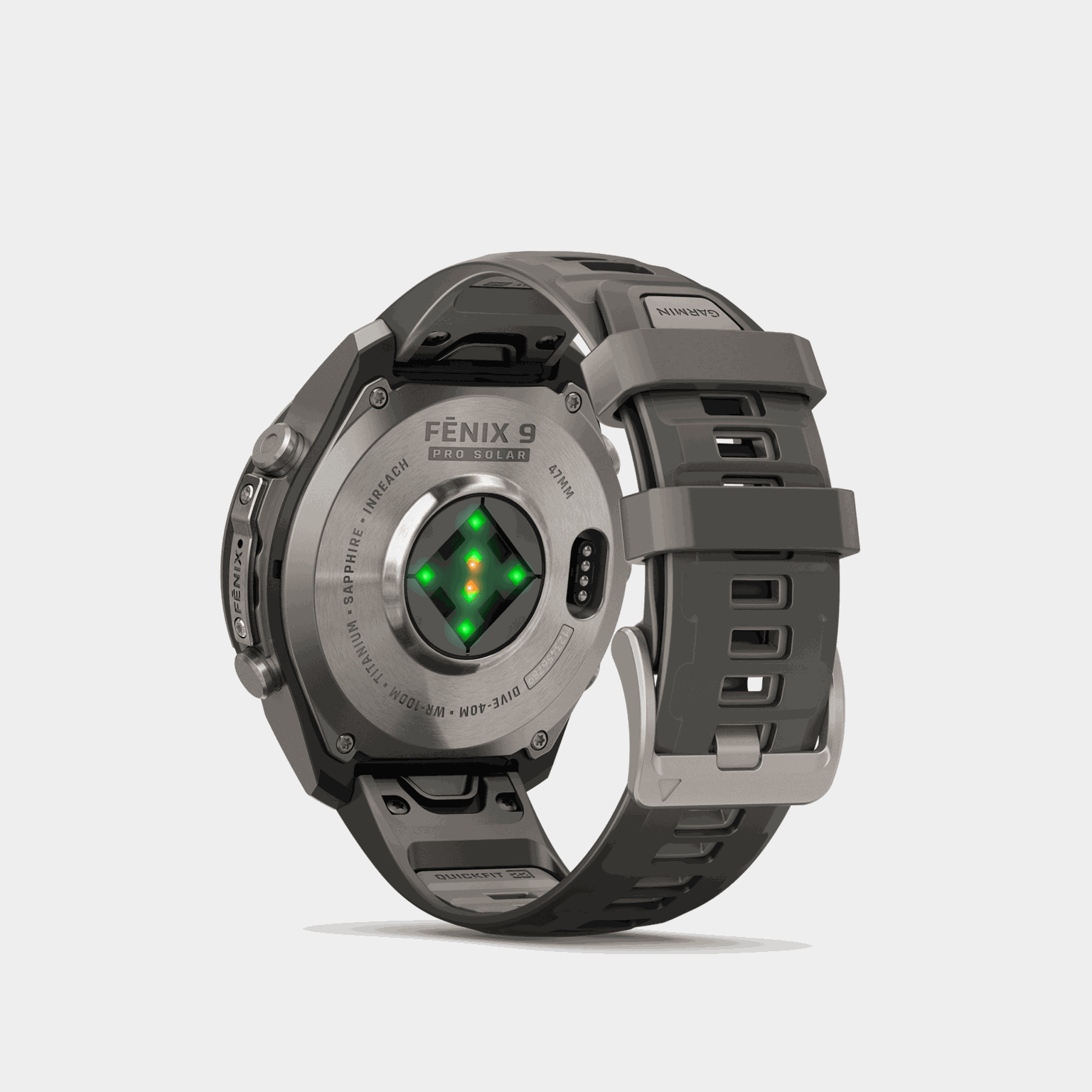 fenix 9 Pro Solar 47mm Titanium, smartklokke - full image 4