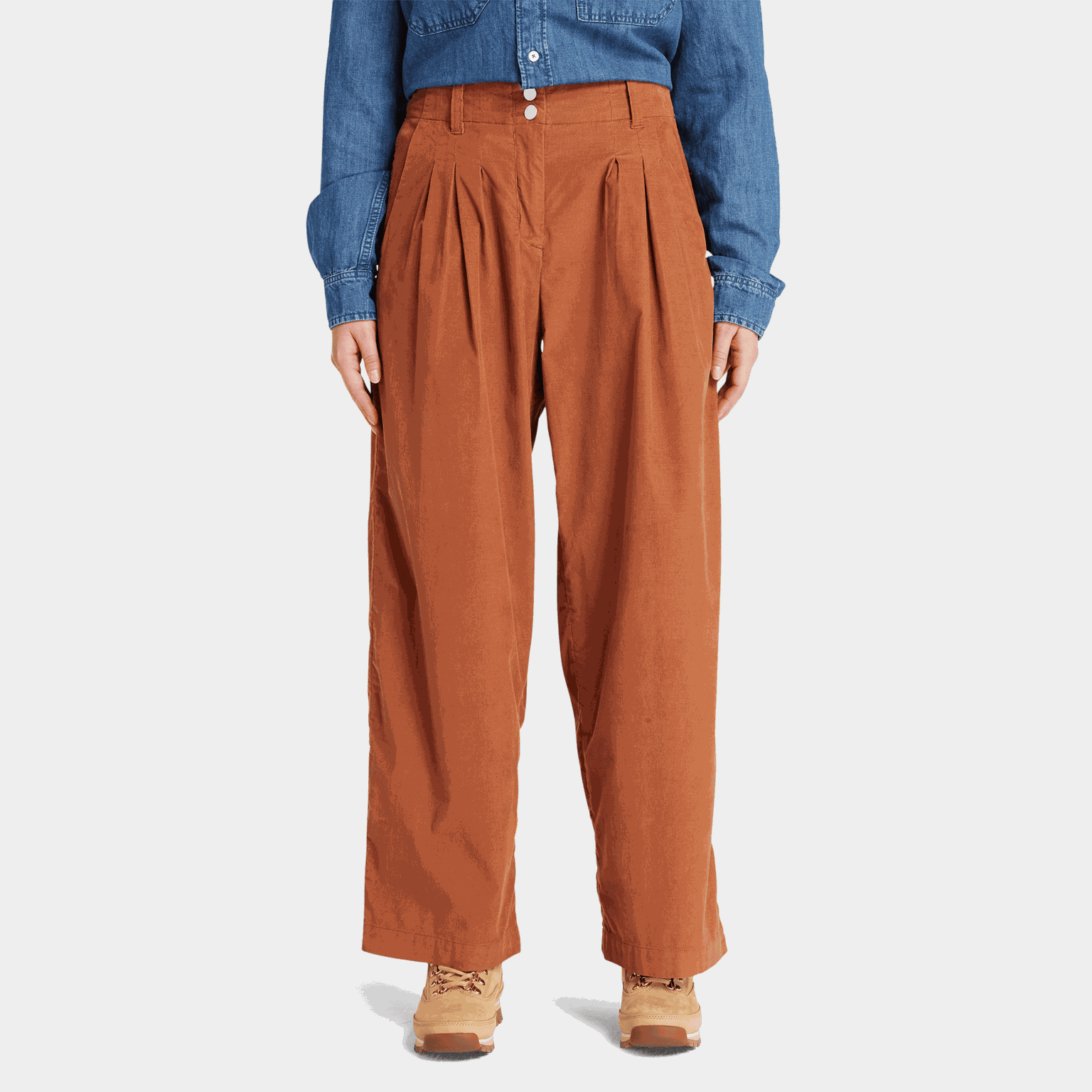 Corduroy Wide Leg Pant, bukse, dame - full image 1